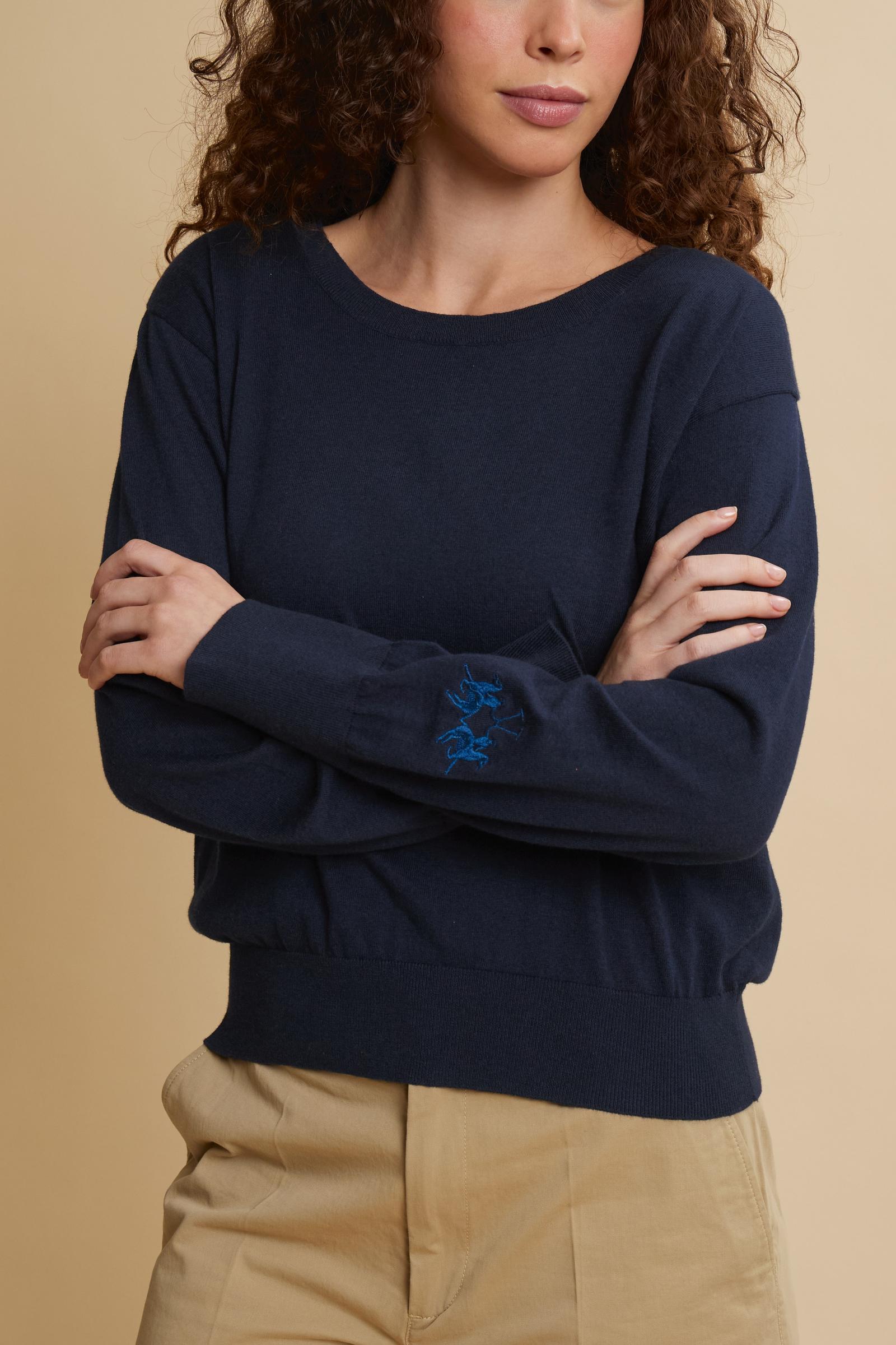 Women's sweater in cotton, wool and cashmere - Carlota