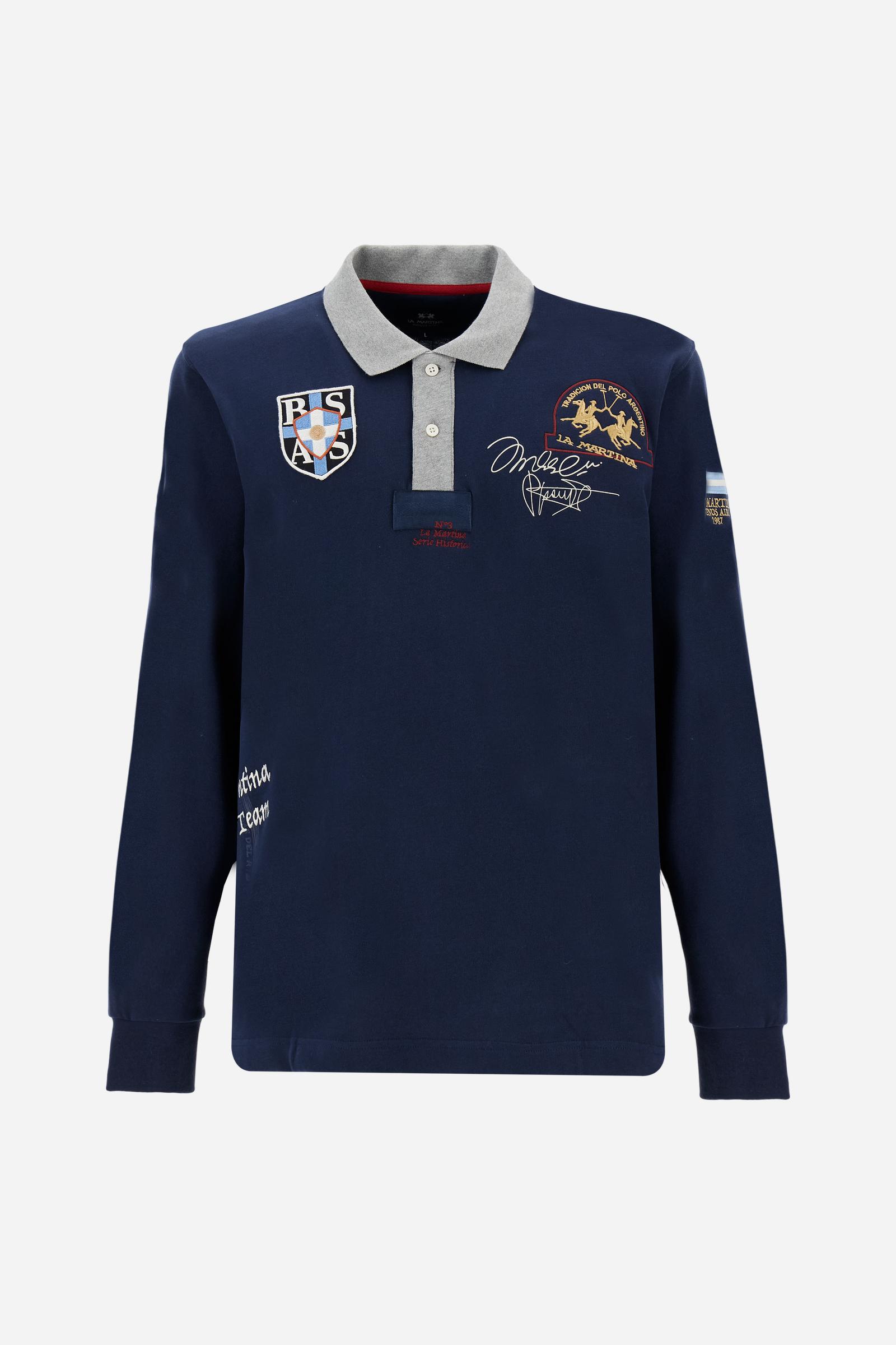 Men’s soft‑touch jersey polo shirt - Boniface