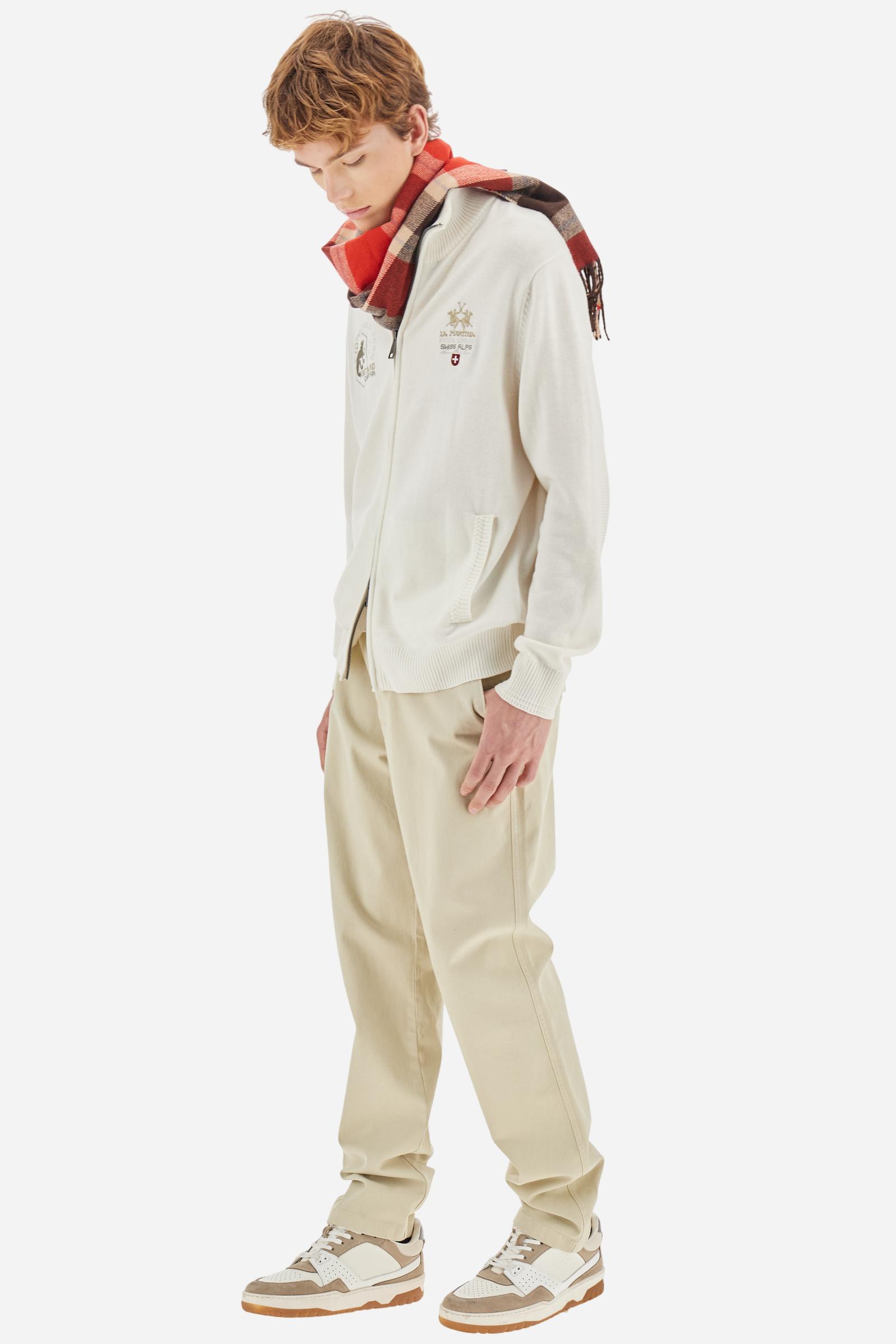 Pantalón chino hombre sarga teñido en prenda - Breighann