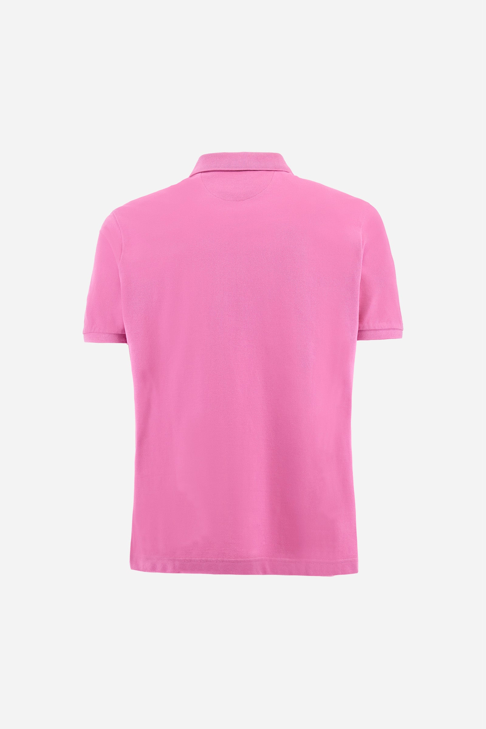 Men's plain-coloured, short-sleeved, regular-fit cotton polo shirt. Contrasting La Martina logo sewn onto the chest. This versatile garment goes perfectly with a pair of jeans from the collection. - Lilac Rose
