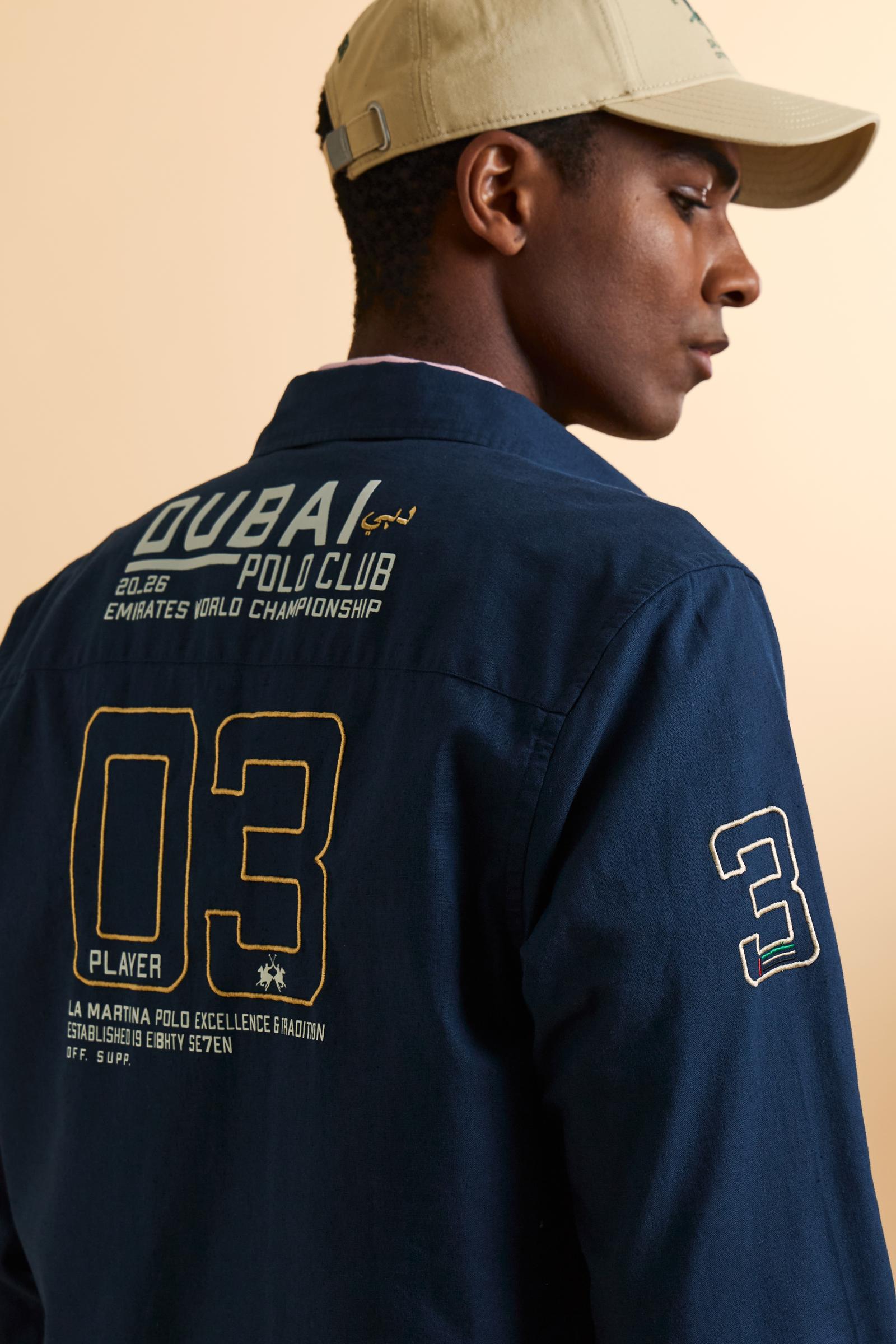 Men’s cotton and linen shirt Dubai Polo Club - Celso