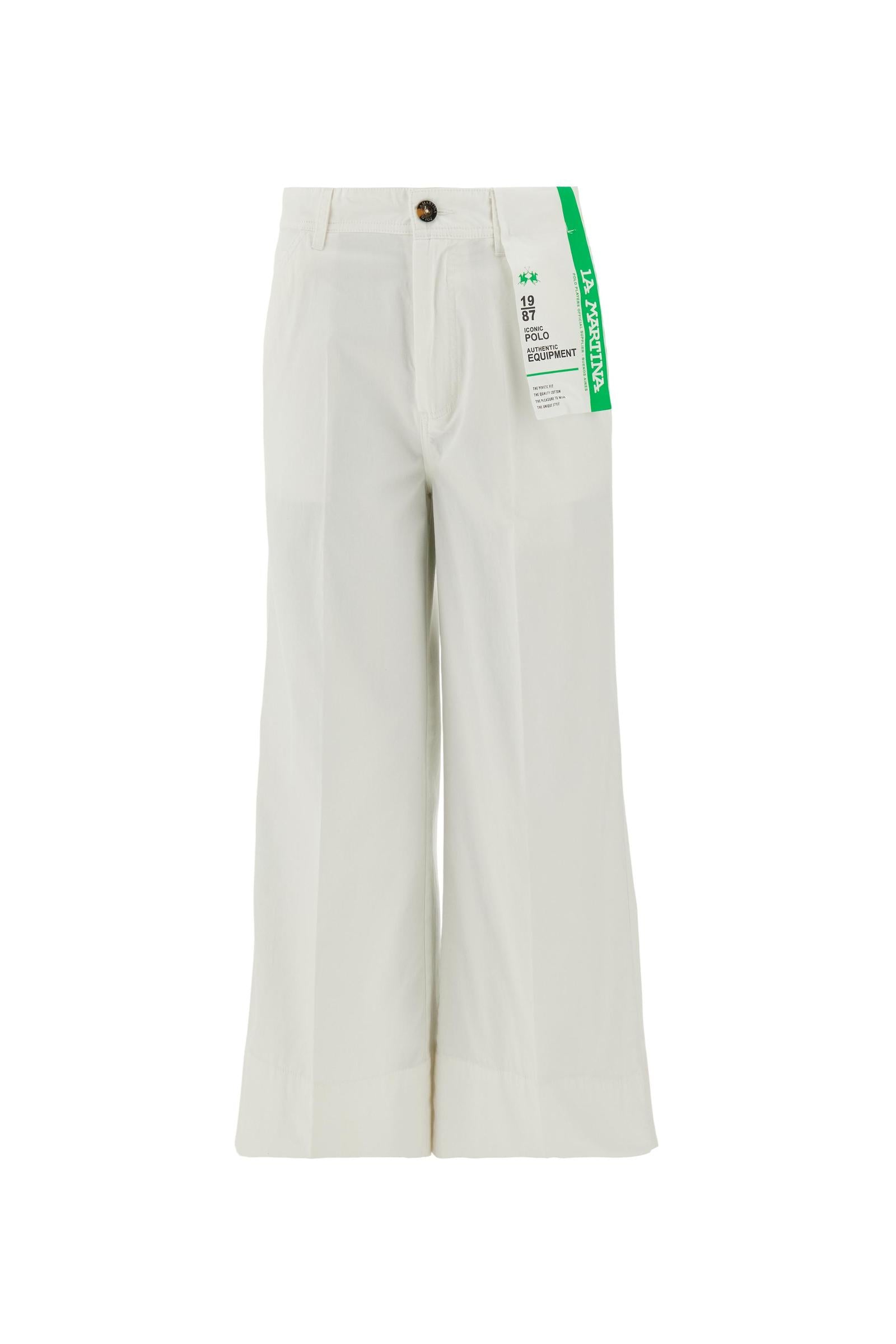 Women’s wide leg poplin trousers - Catriel