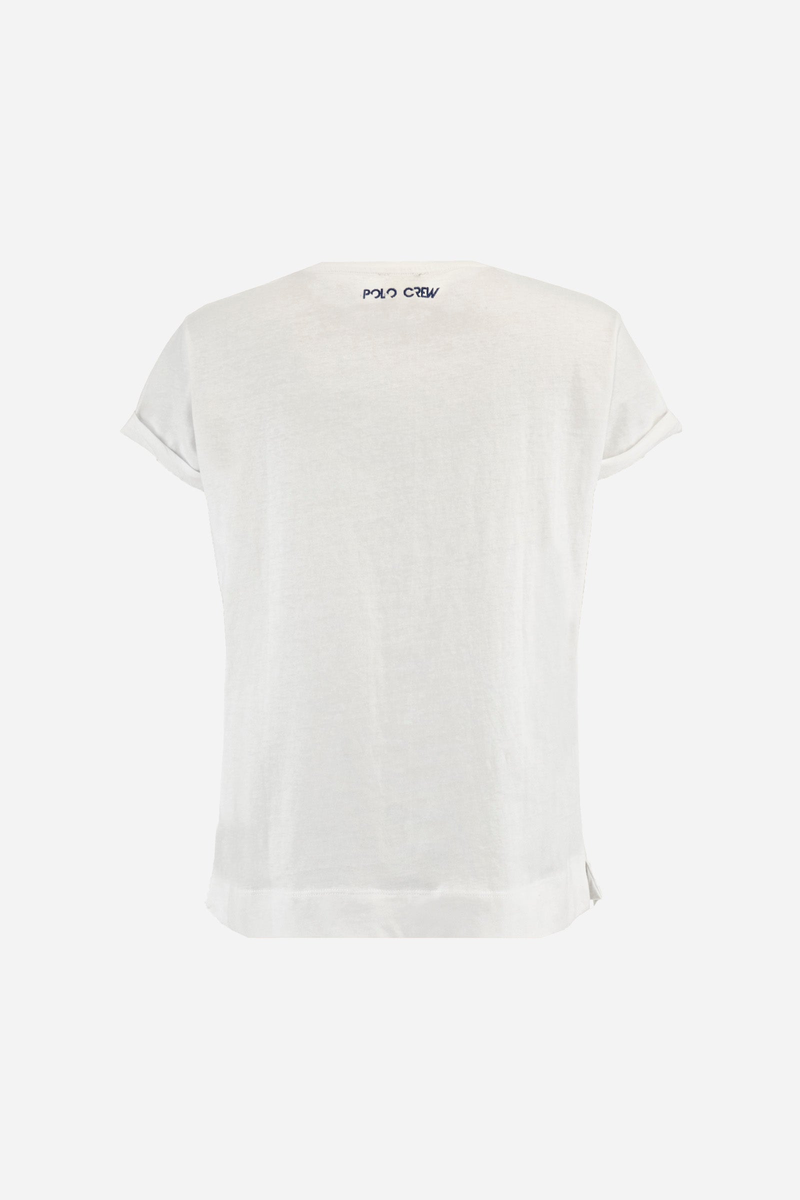 Women’s T-shirt with Polo Crew embroidery - Agar
