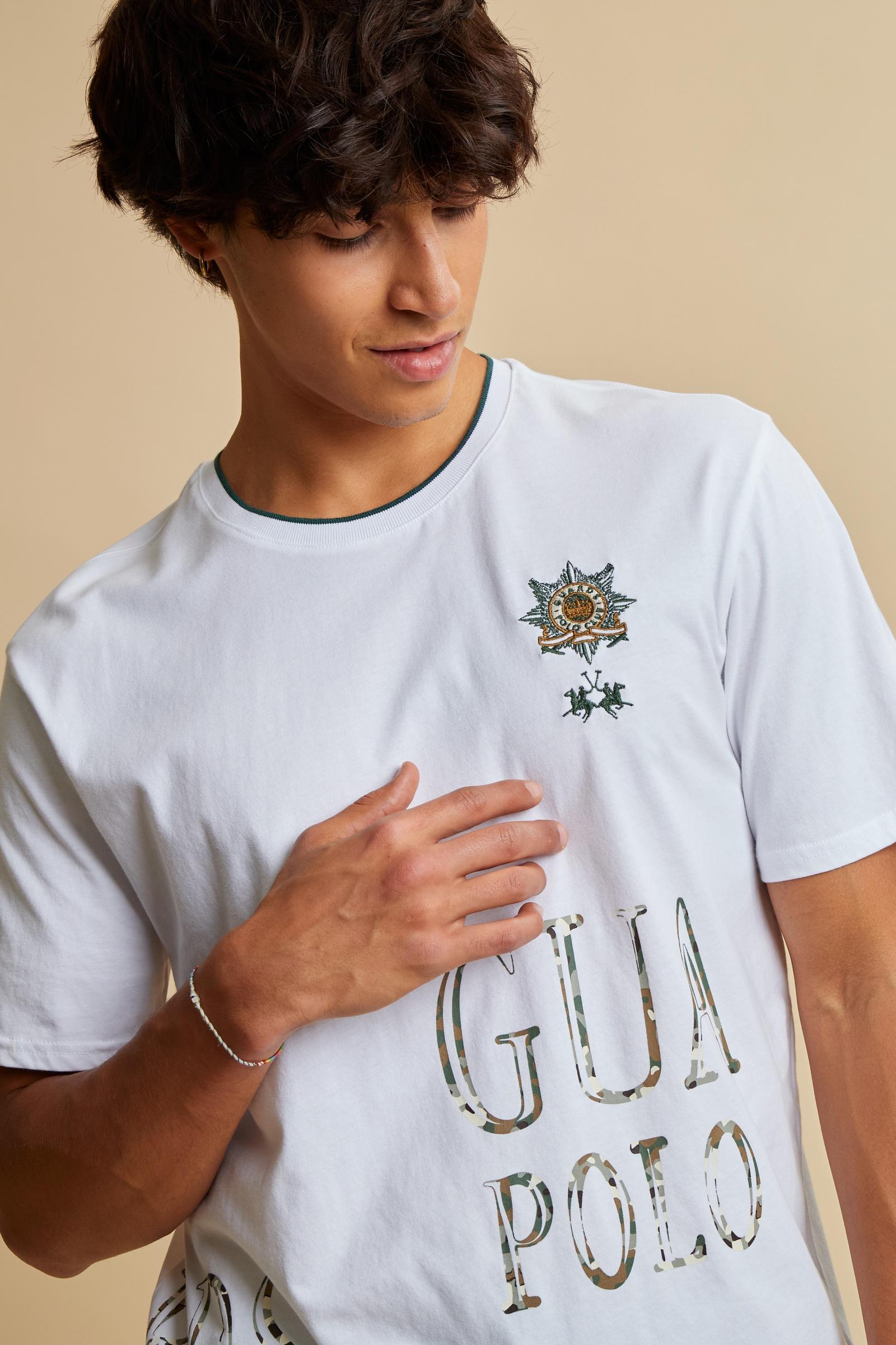 T-shirt homme en jersey avec imprimé Guards – Caledonio