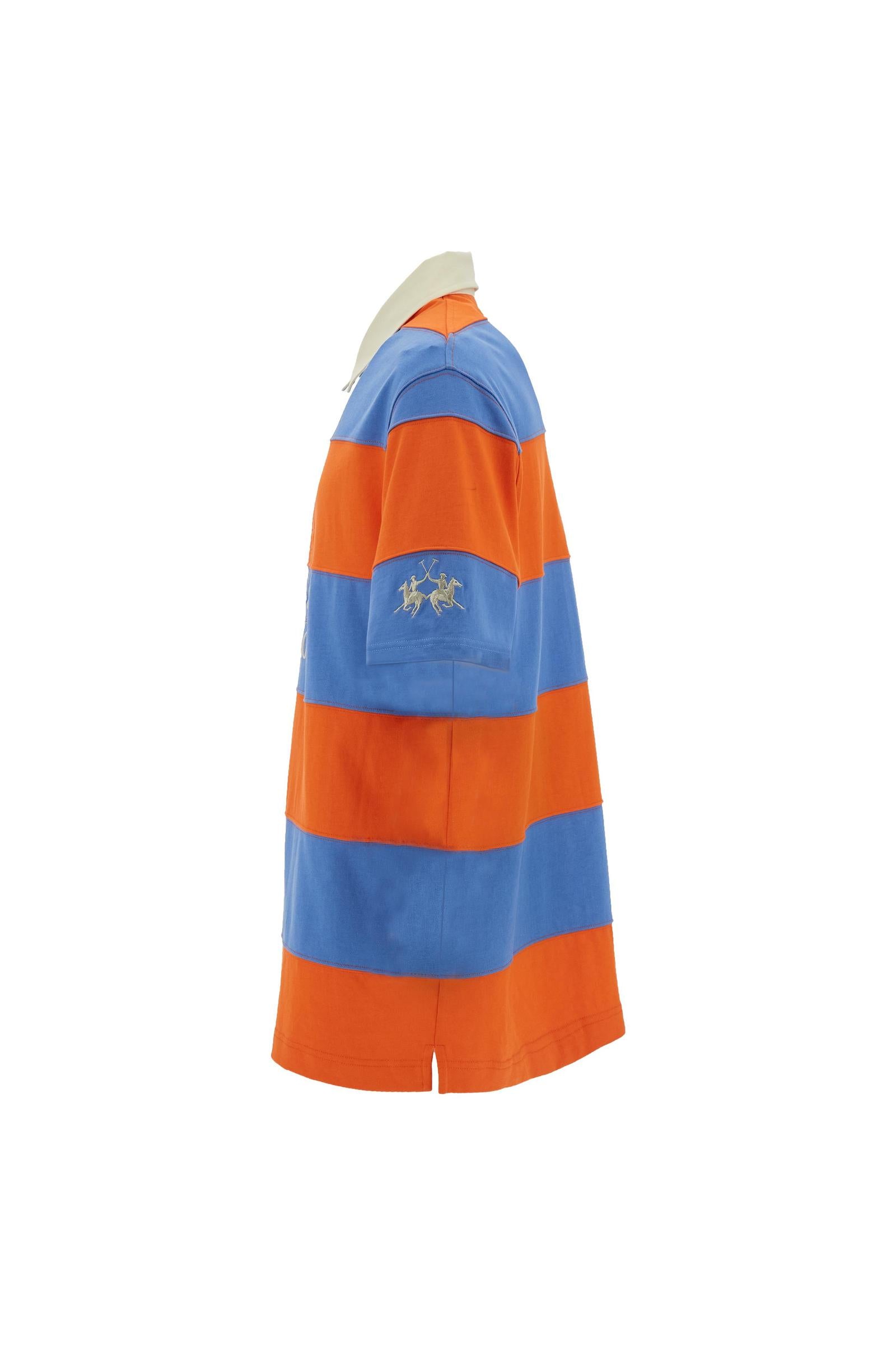 Polo rugby Heritage LM 87 en jersey de coton épais - Calixto