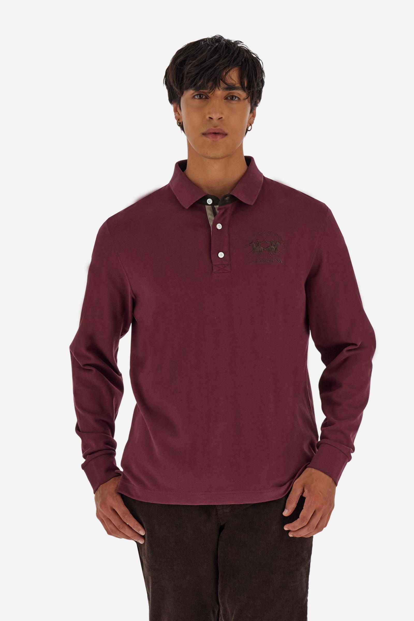 Men's jersey soft-touch polo team logo Beato La Martina