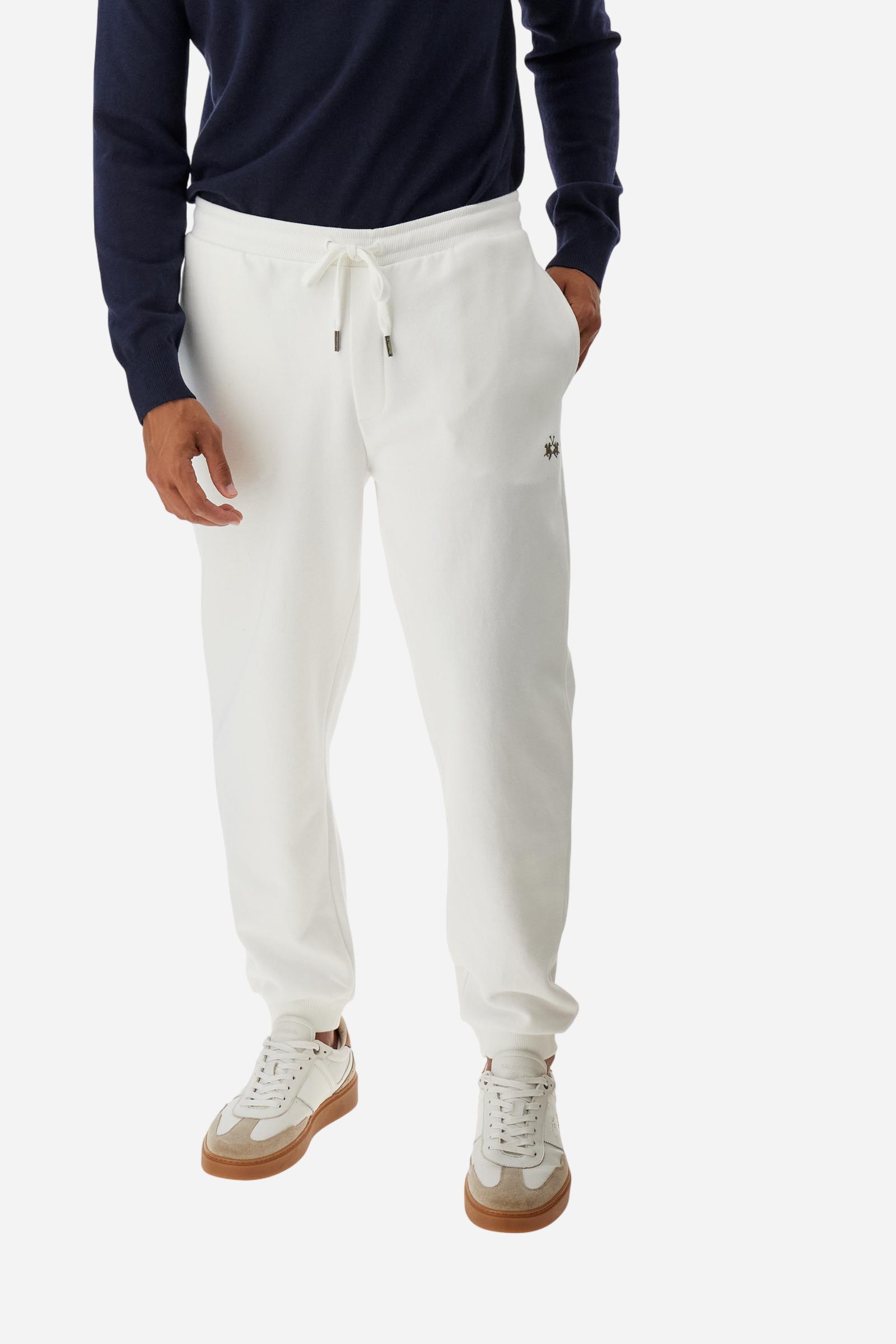 Men’s jogging pants in brushed cotton - Banyell
