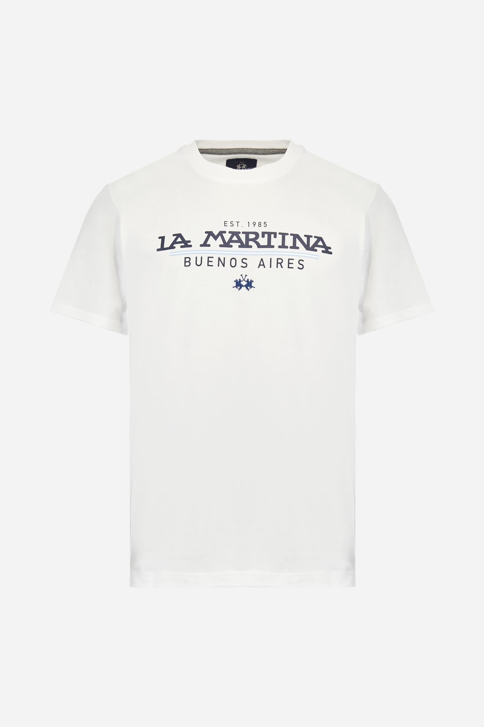 Men’s cotton jersey T-shirt La Martina EST 1985 - Benedicto