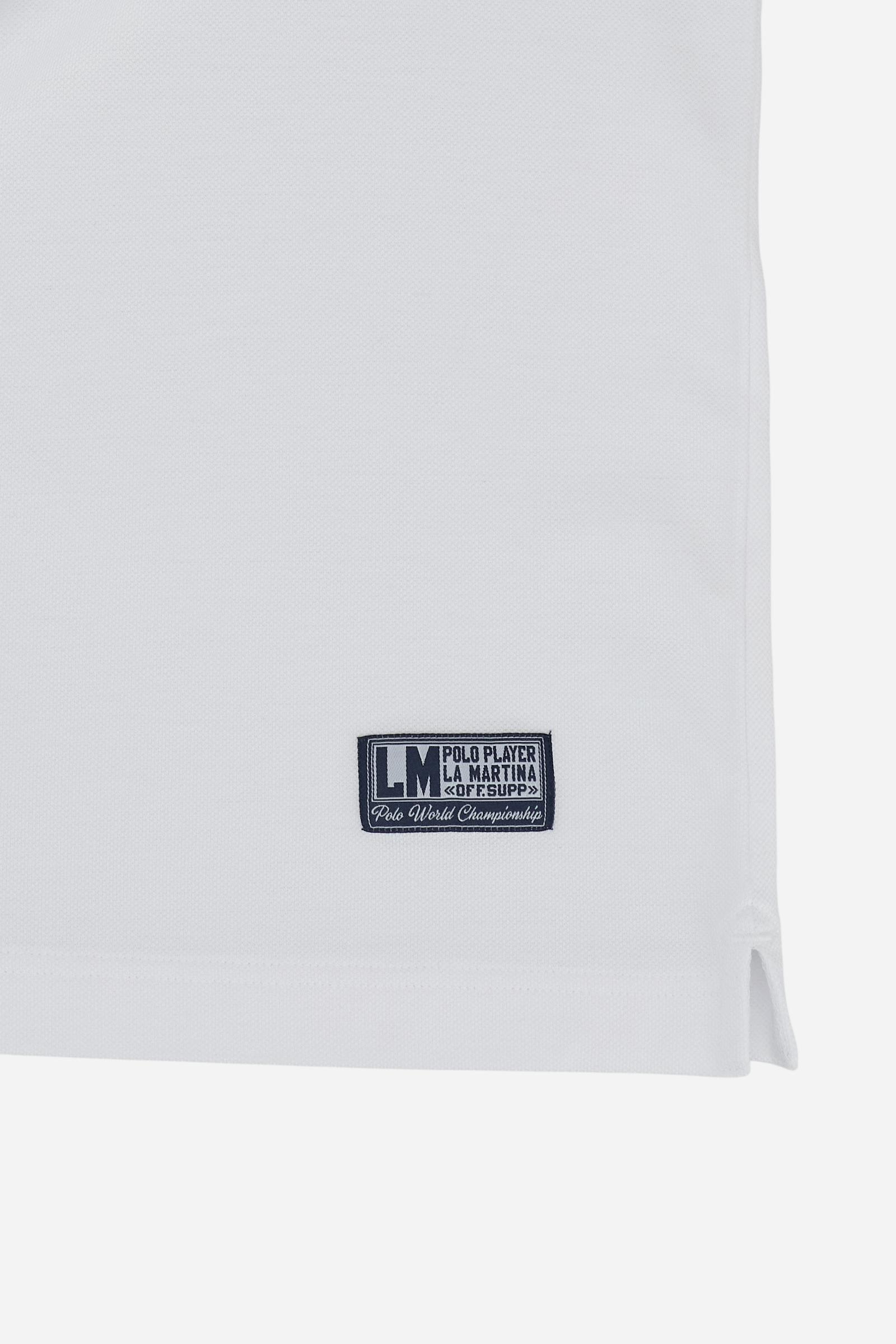 Men’s short-sleeve jersey polo Italia – Coleman