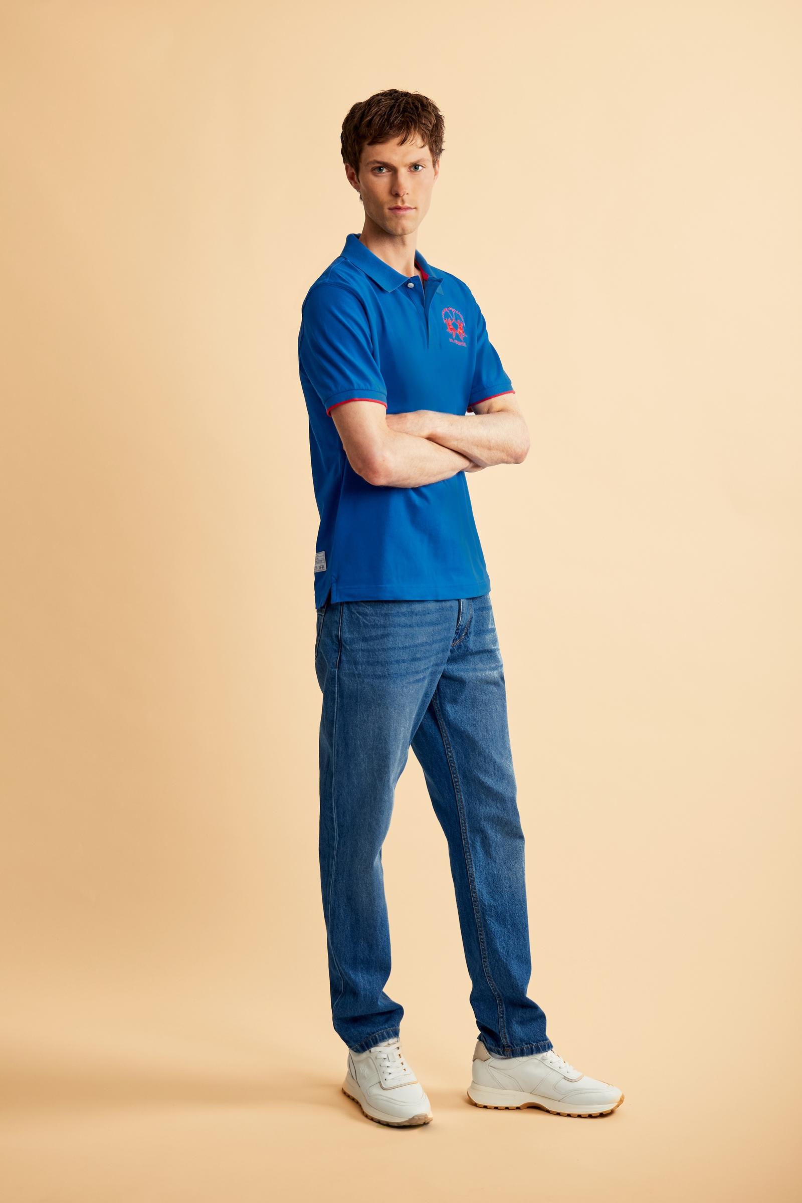 Men's regular-fit Polo Shirt - Classic Blue