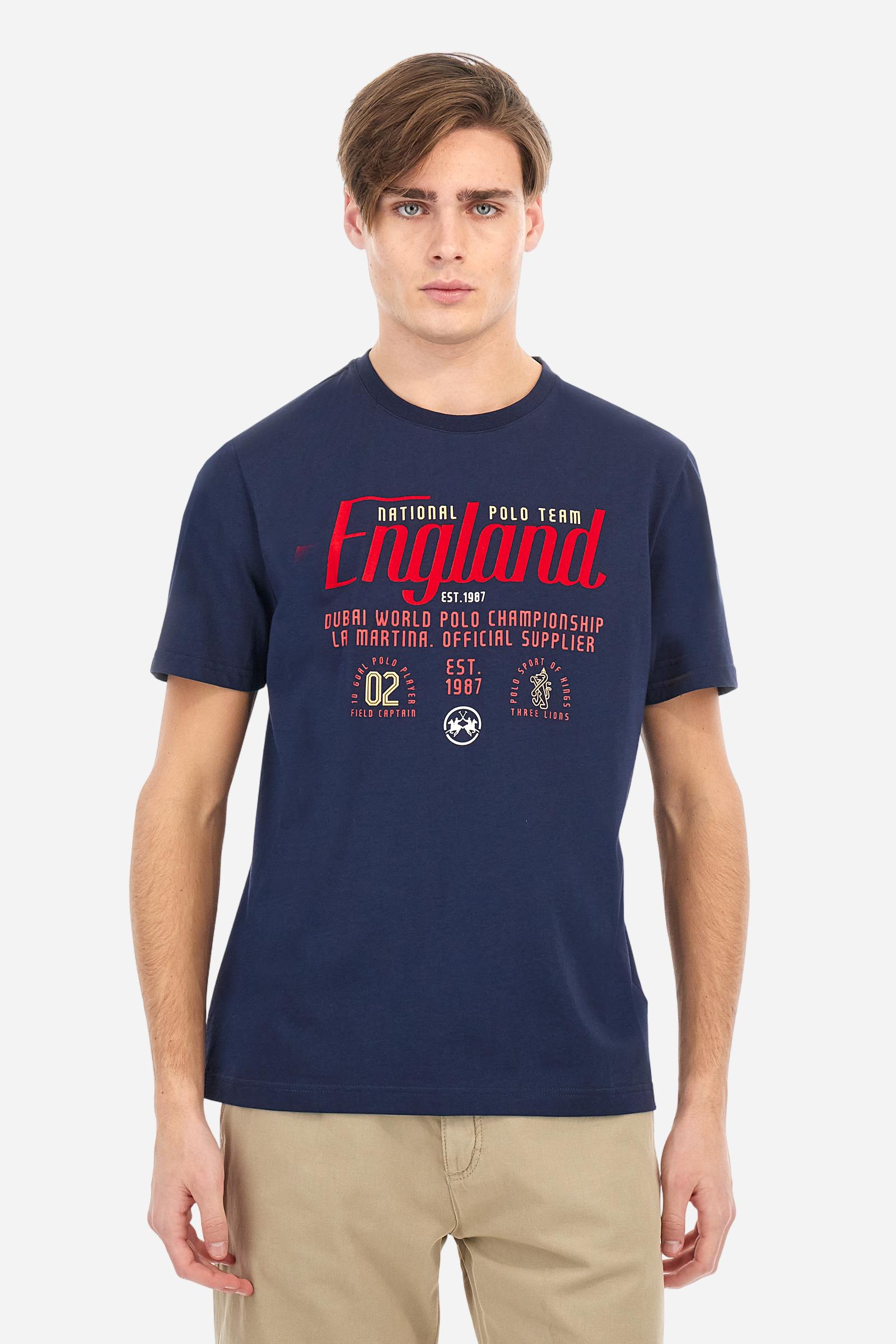 Regular fit cotton jersey T-shirt - Alberic