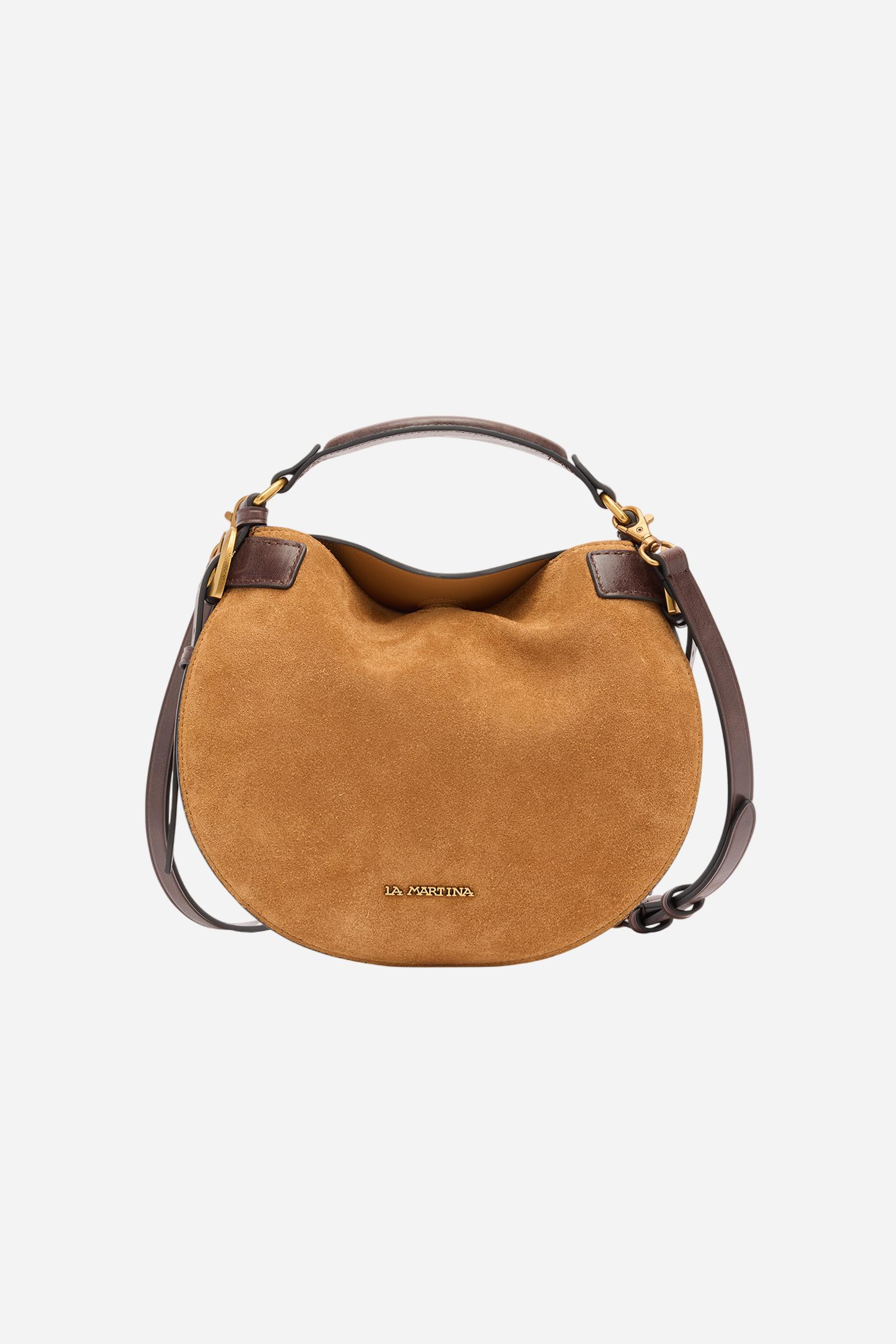 Suede crescent bag – Luna Small