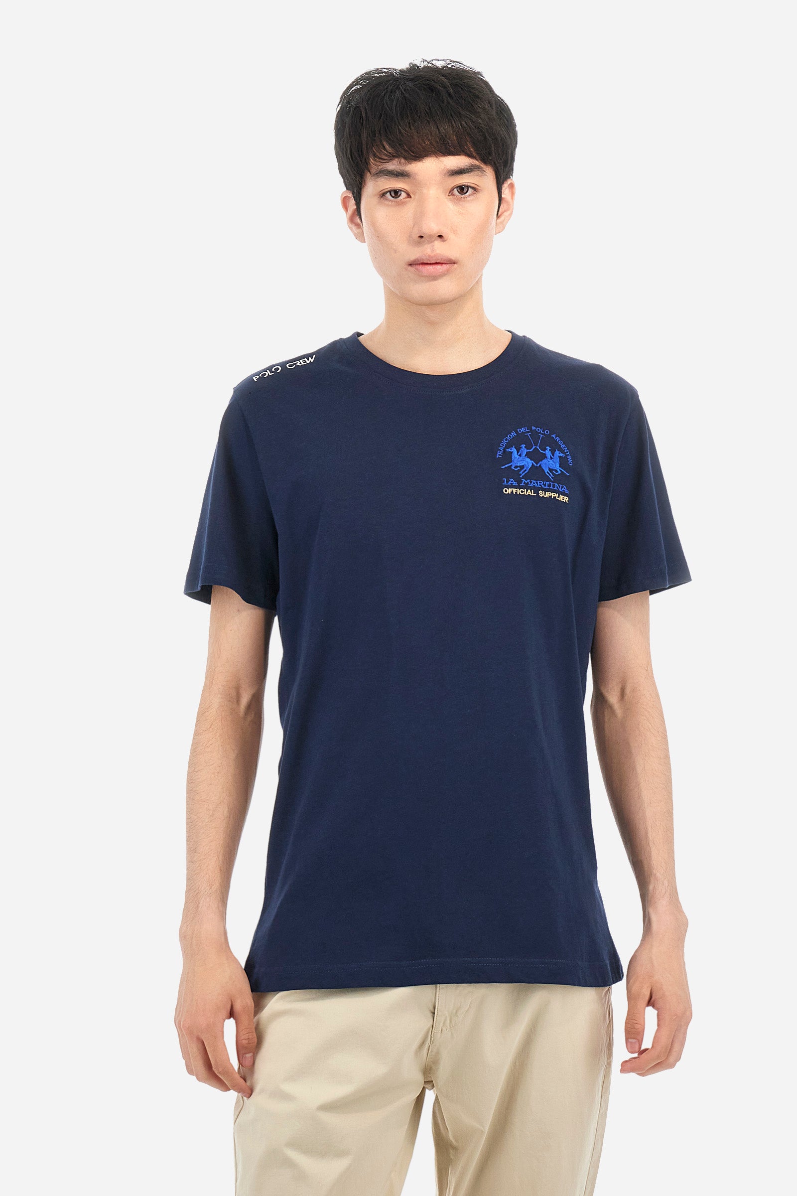 Team T-shirt with embroidery and back print - Arata