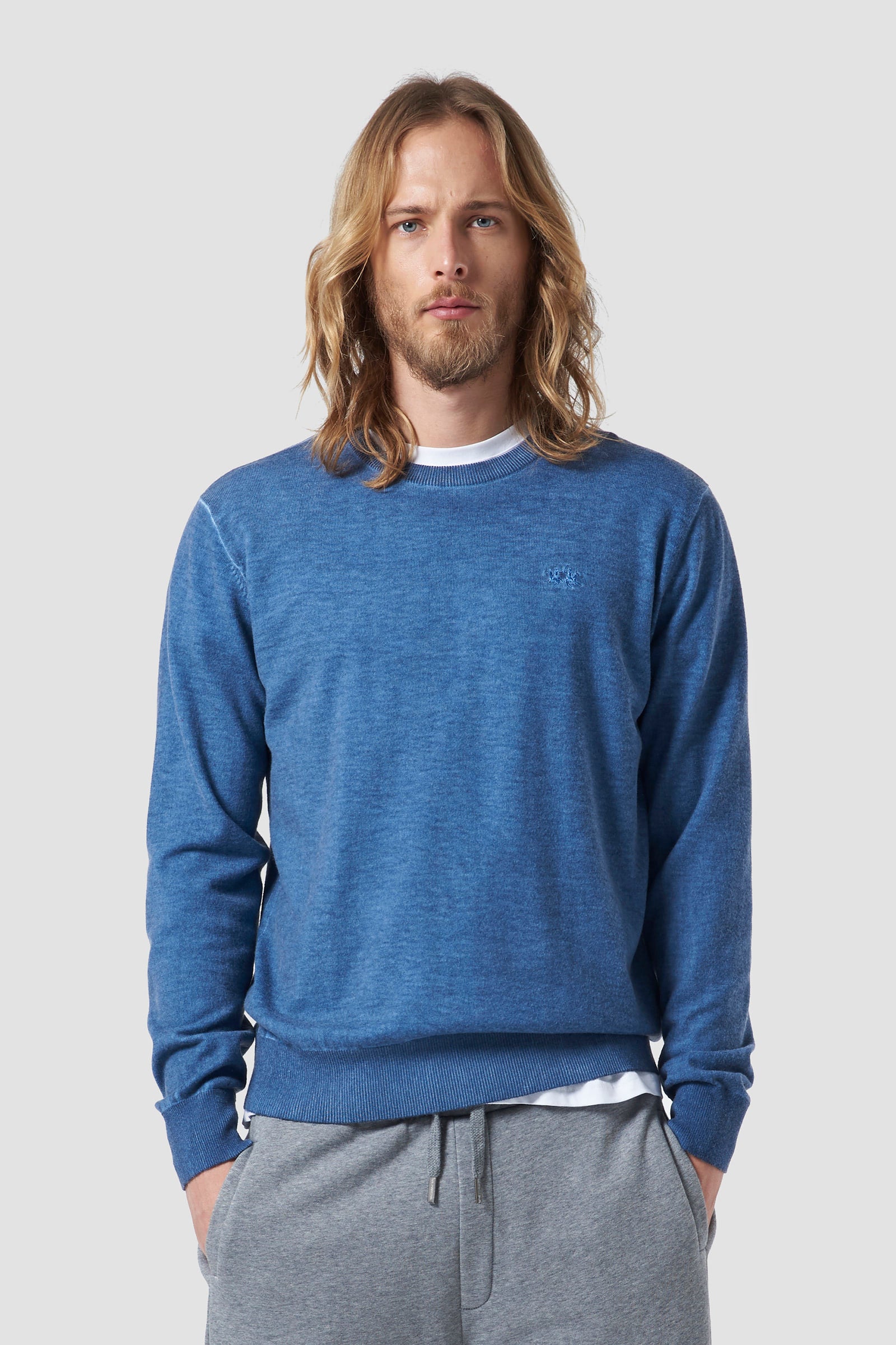 Men's wool-blend sweater La Martina