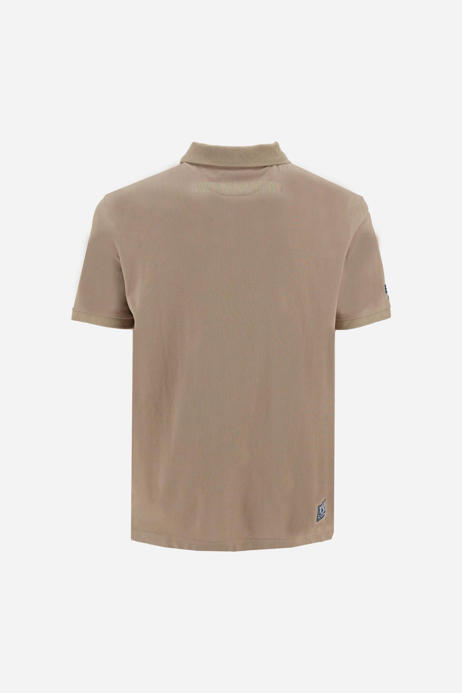 Men’s short-sleeve piqué polo Nations collection - Charo