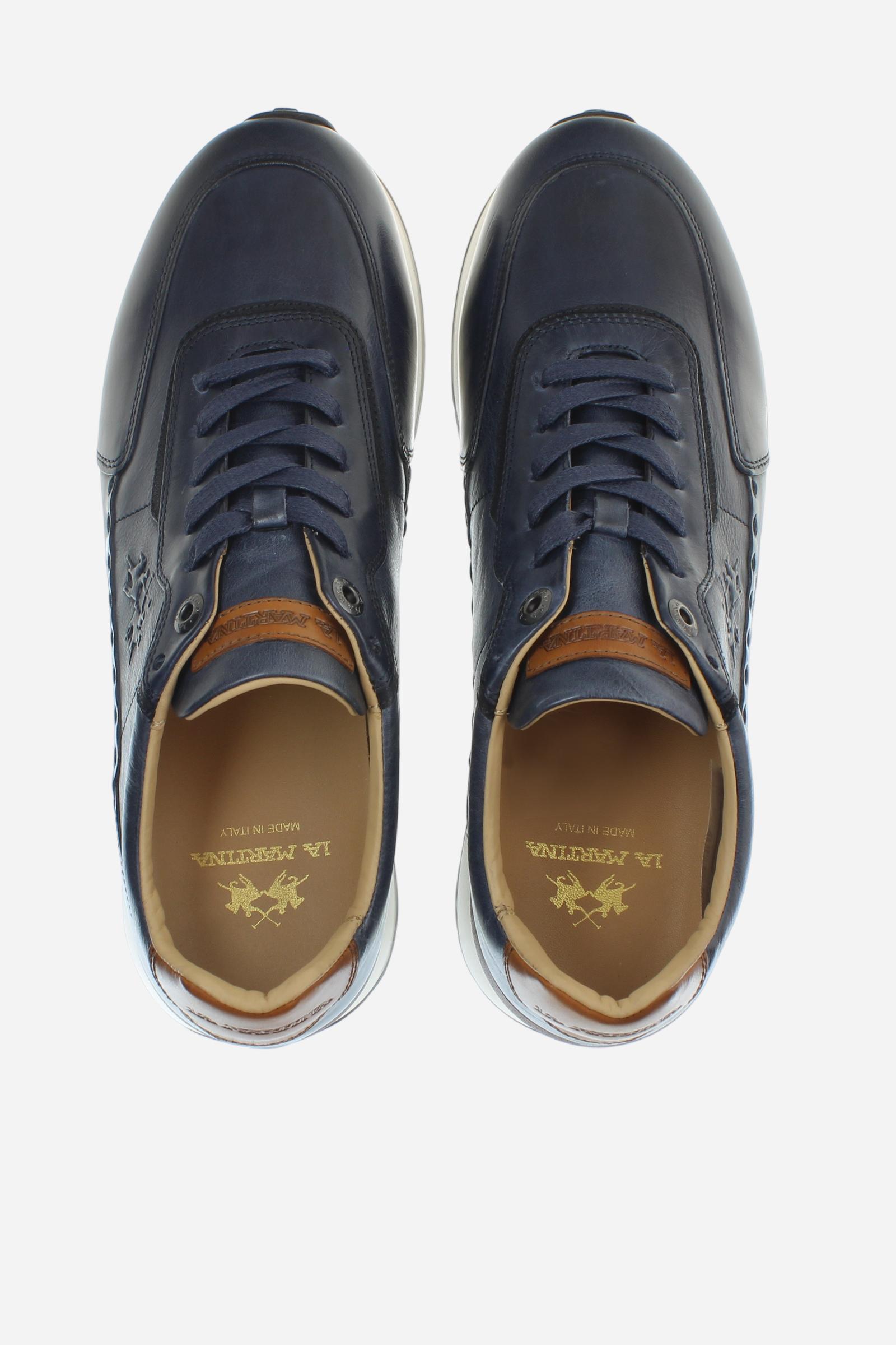 Basket pour homme en cuir avec semelle XL Extralight en EVA