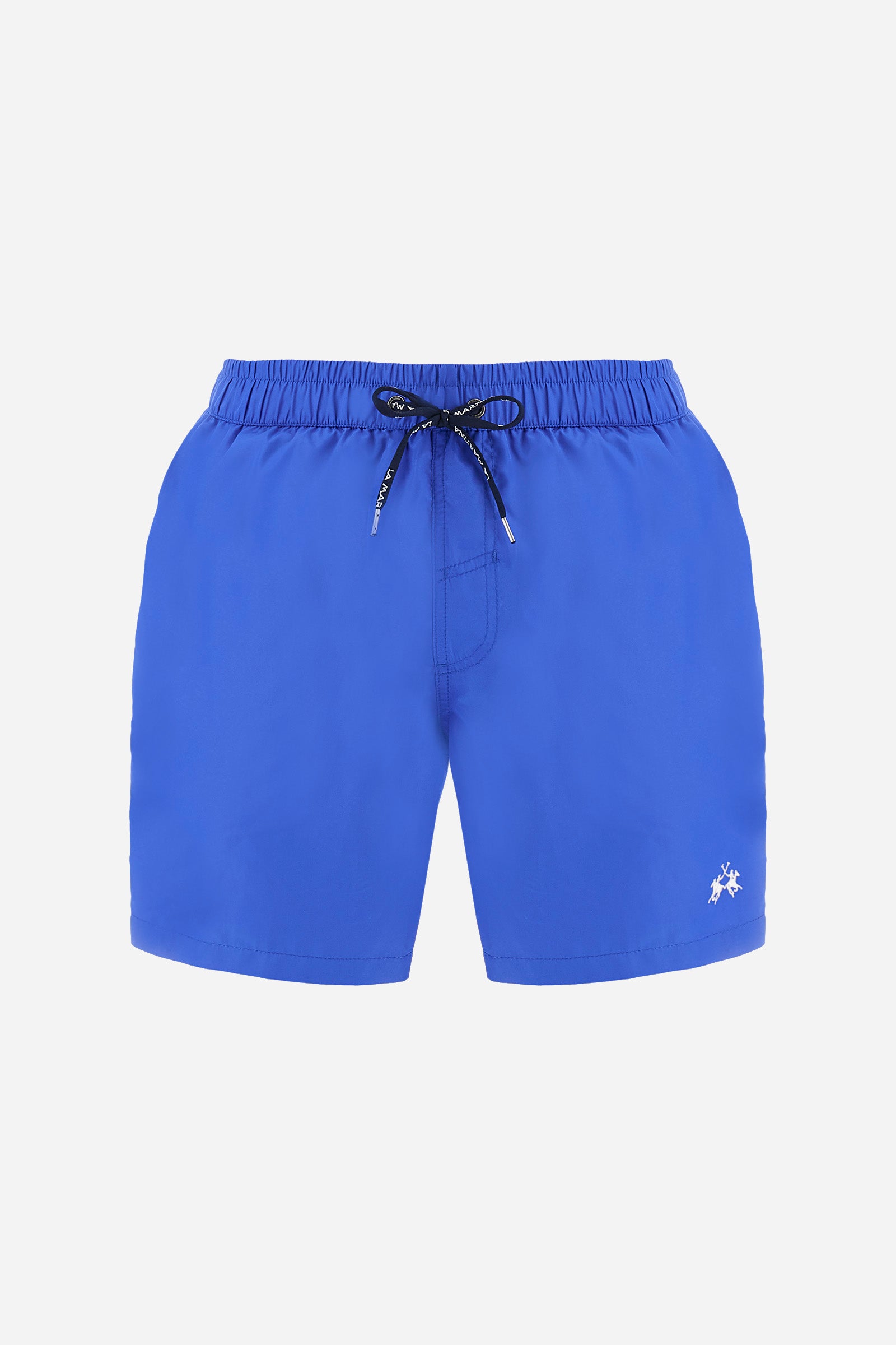 Bade-Boxershorts aus Nylon mit Logo-Stickerei - Adrien