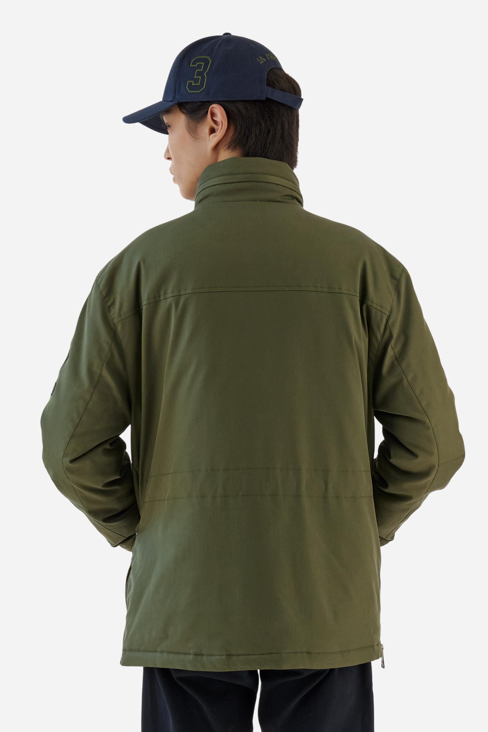 Padded field jacket in cotton twill with cargo pockets - Baldo