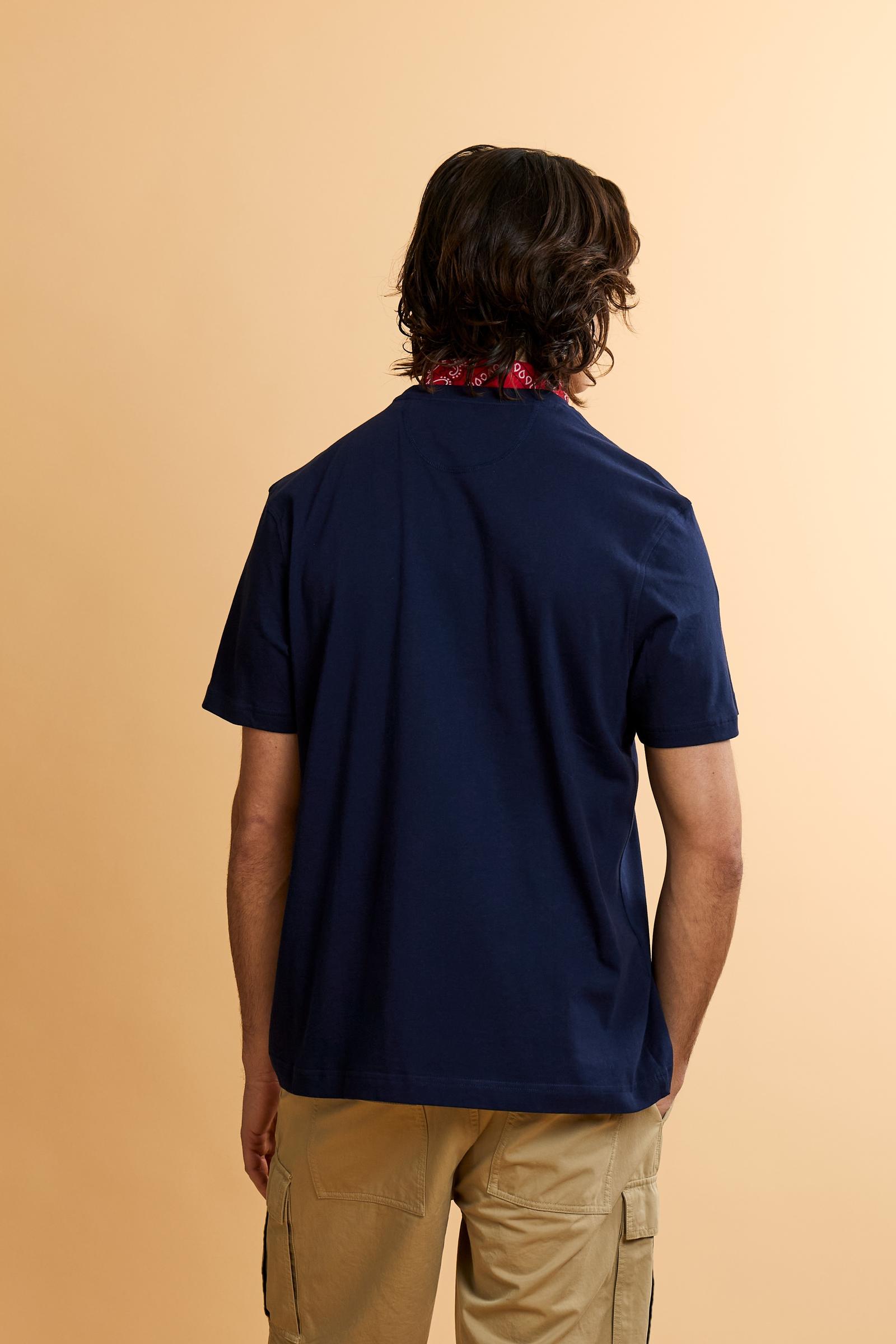 Men’s cotton jersey T-shirt with team logo - Vernie