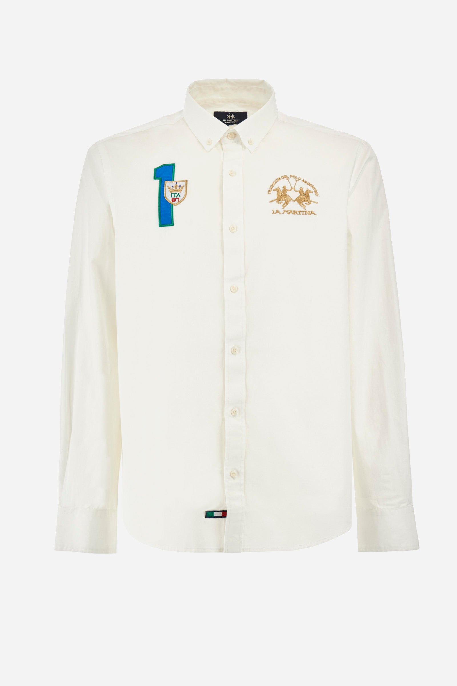 Regular-fit poplin shirt - Rodolfo