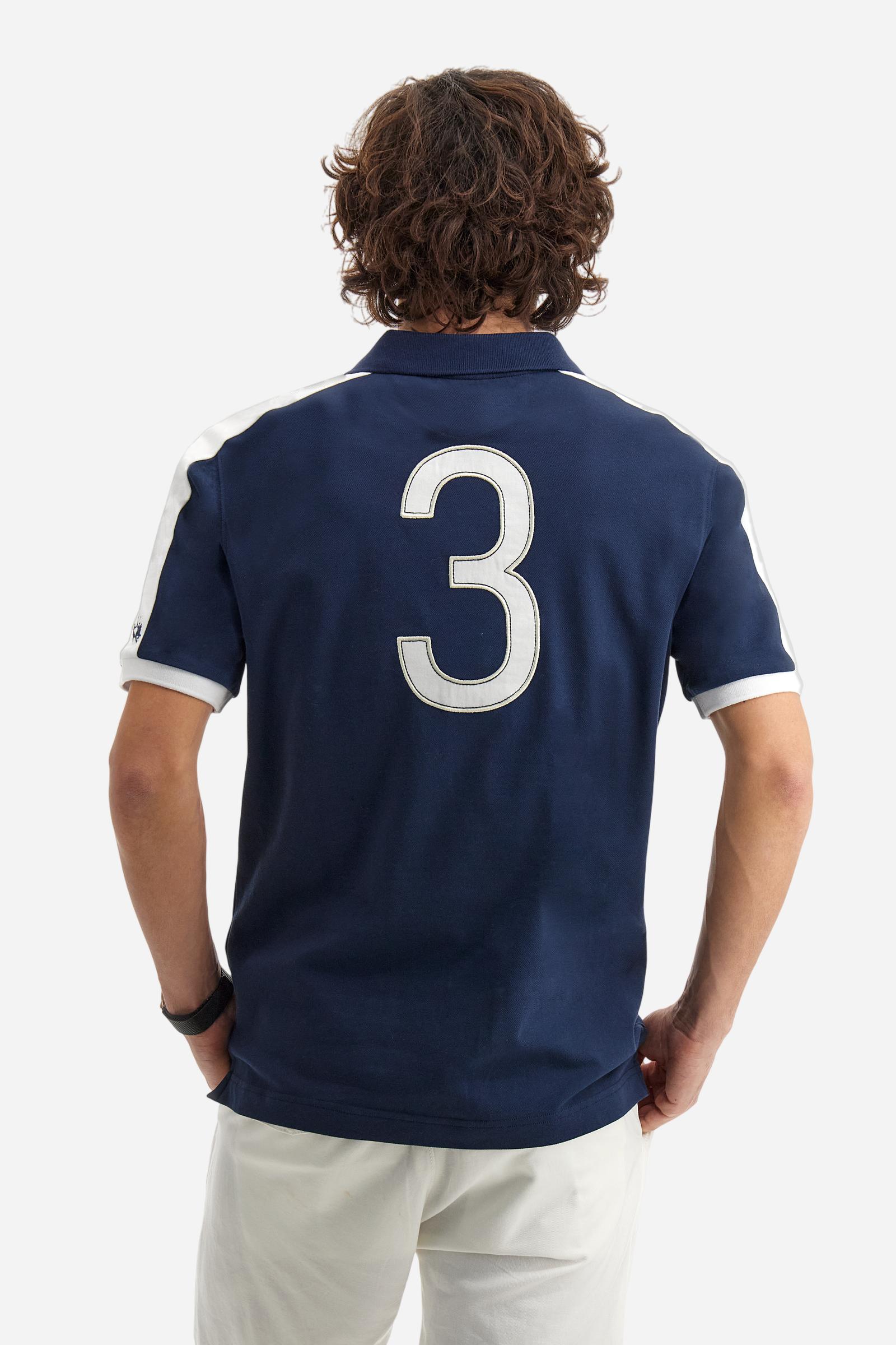 Polo en piqué de coton extensible coupe classique - Angelo