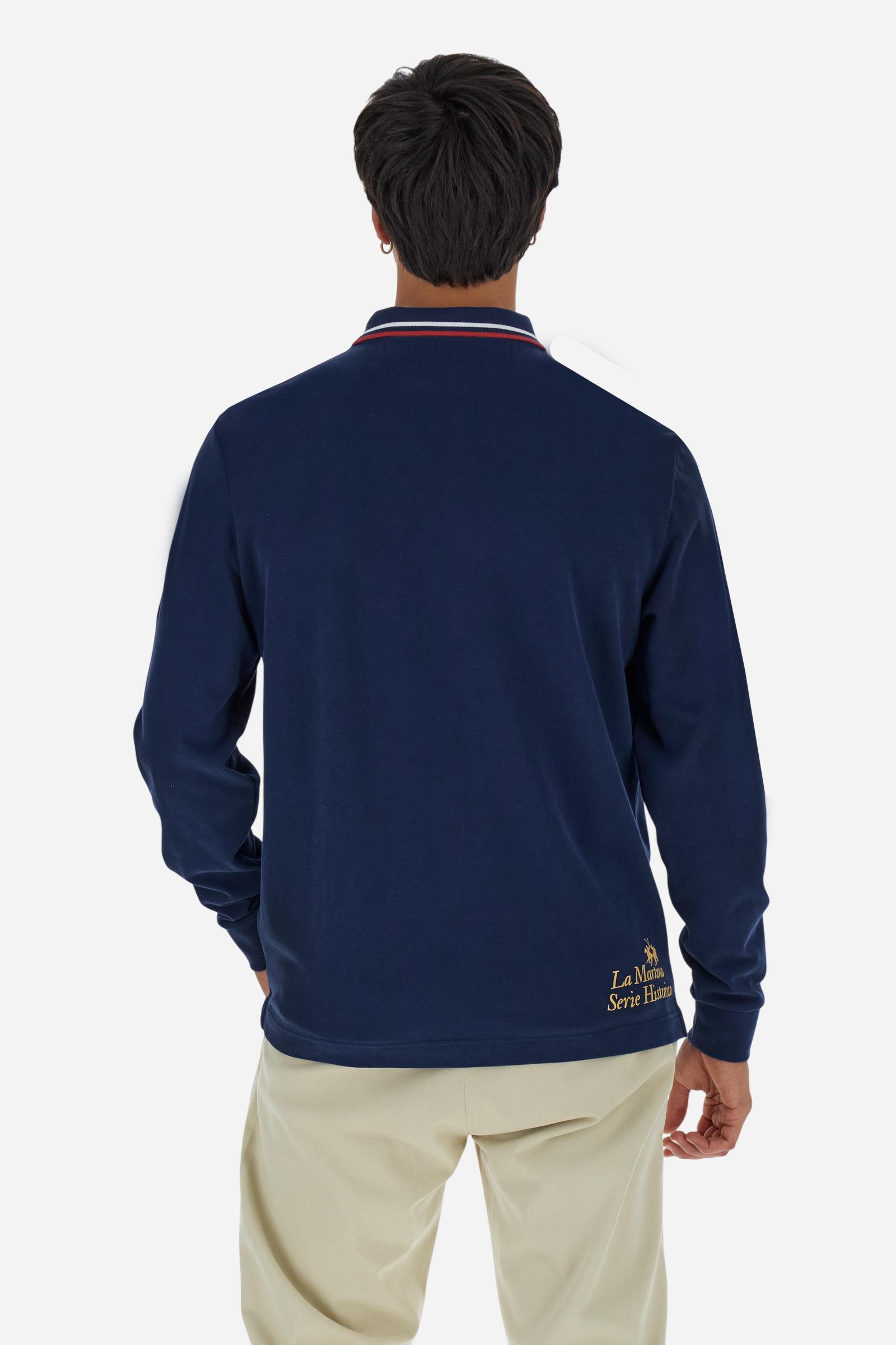 Men’s soft‑touch jersey polo shirt - Bertram