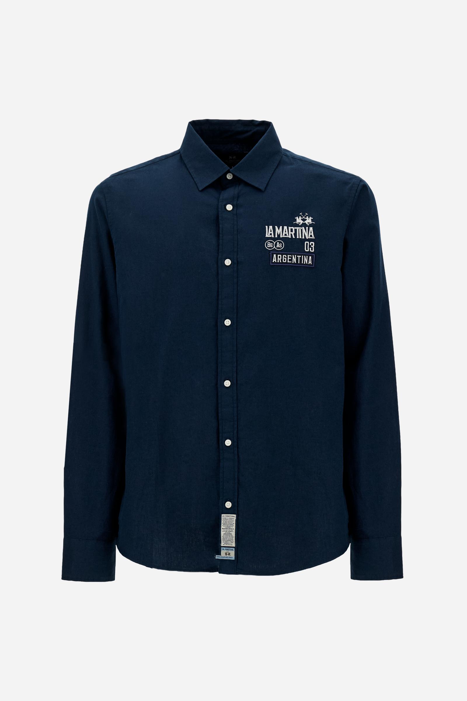 Men’s cotton and linen Polo Team Argentina shirt - Cornelio