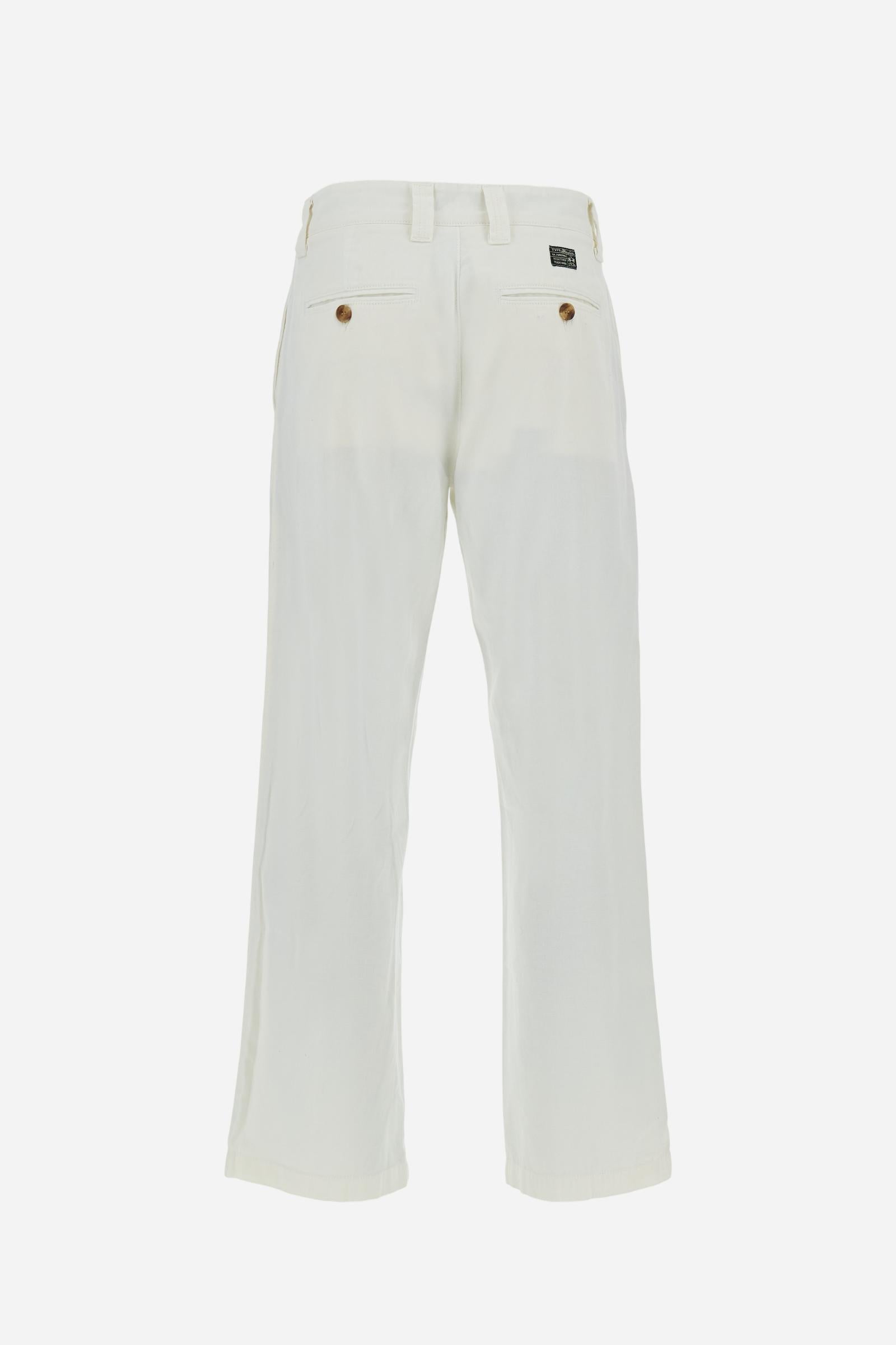 Herren Chino-Hose aus Baumwoll-Leinen-Gewebe Black Label Edition - Chip