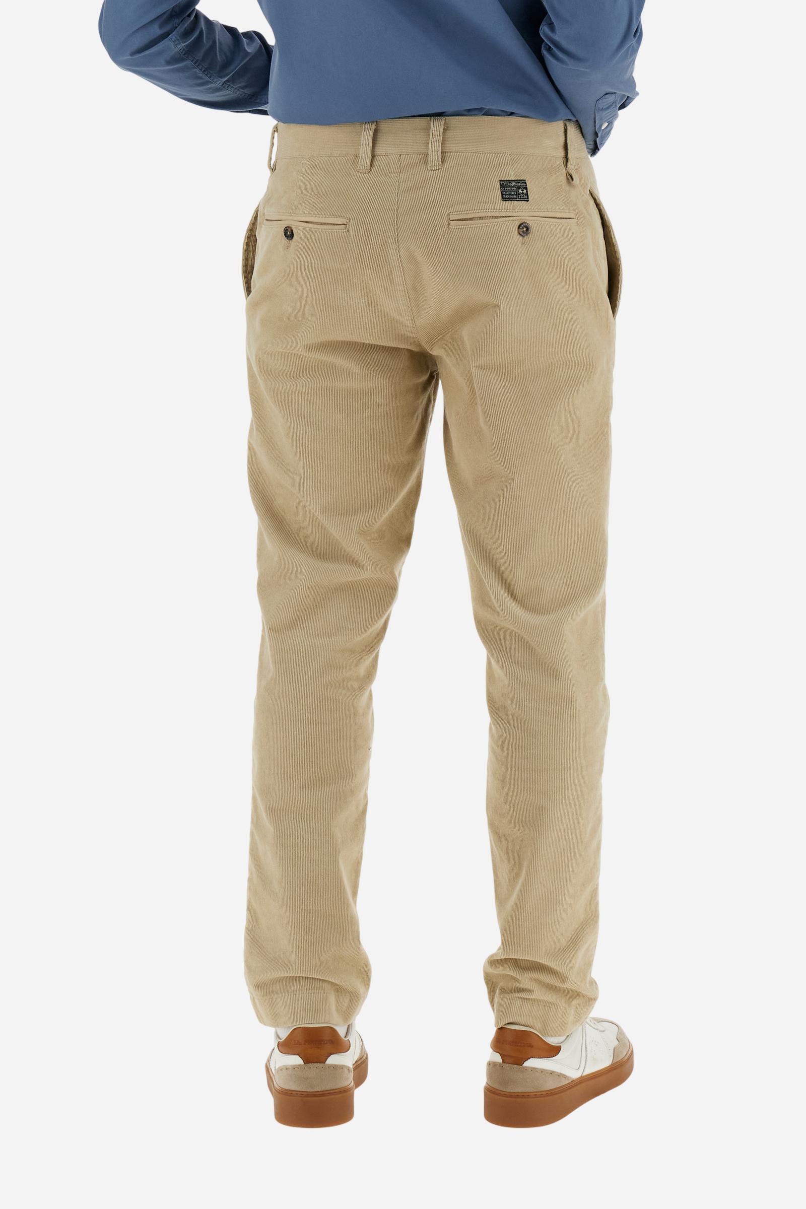 Men’s corduroy chino trousers - Bronte