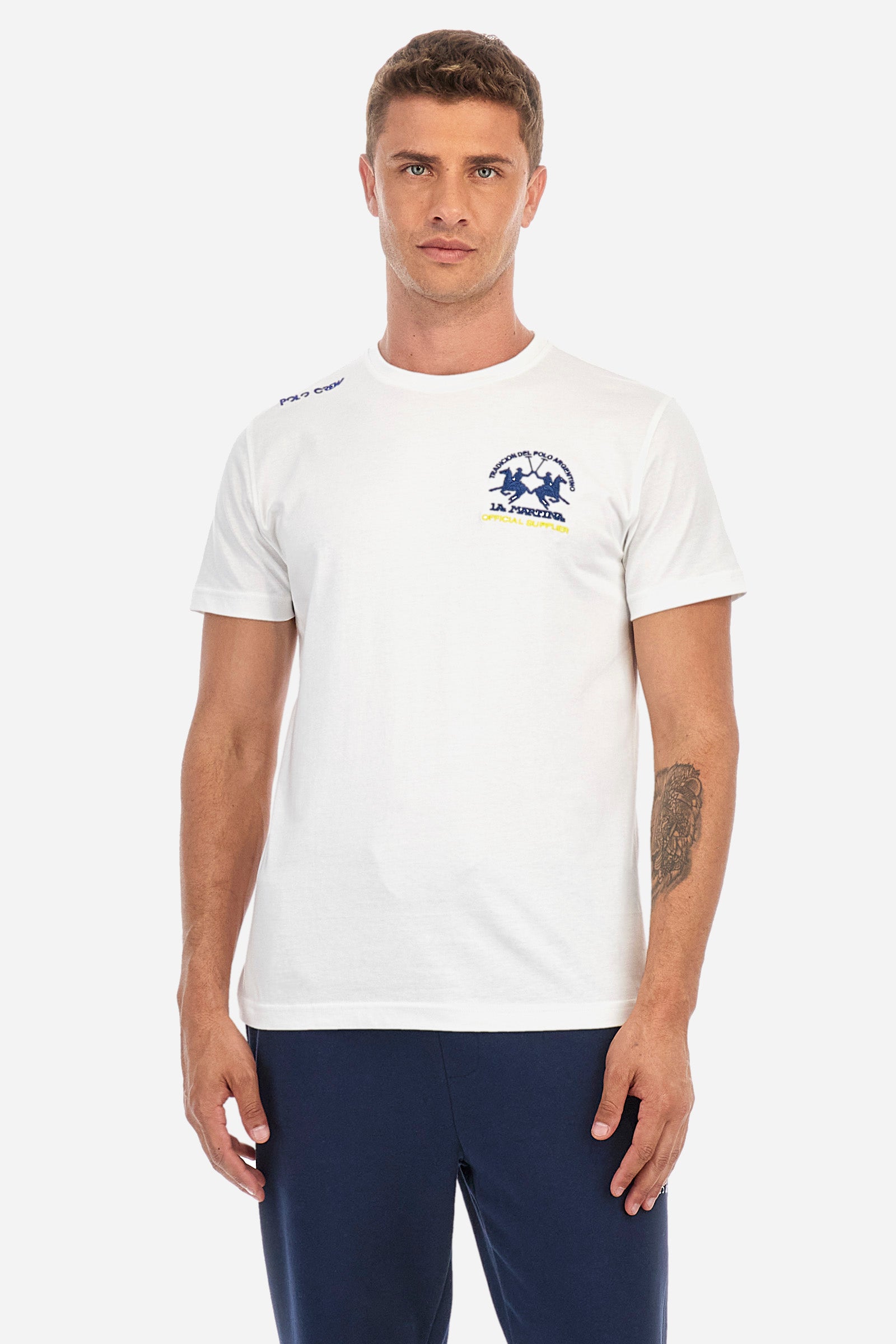 Team T-shirt with embroidery and back print - Arata
