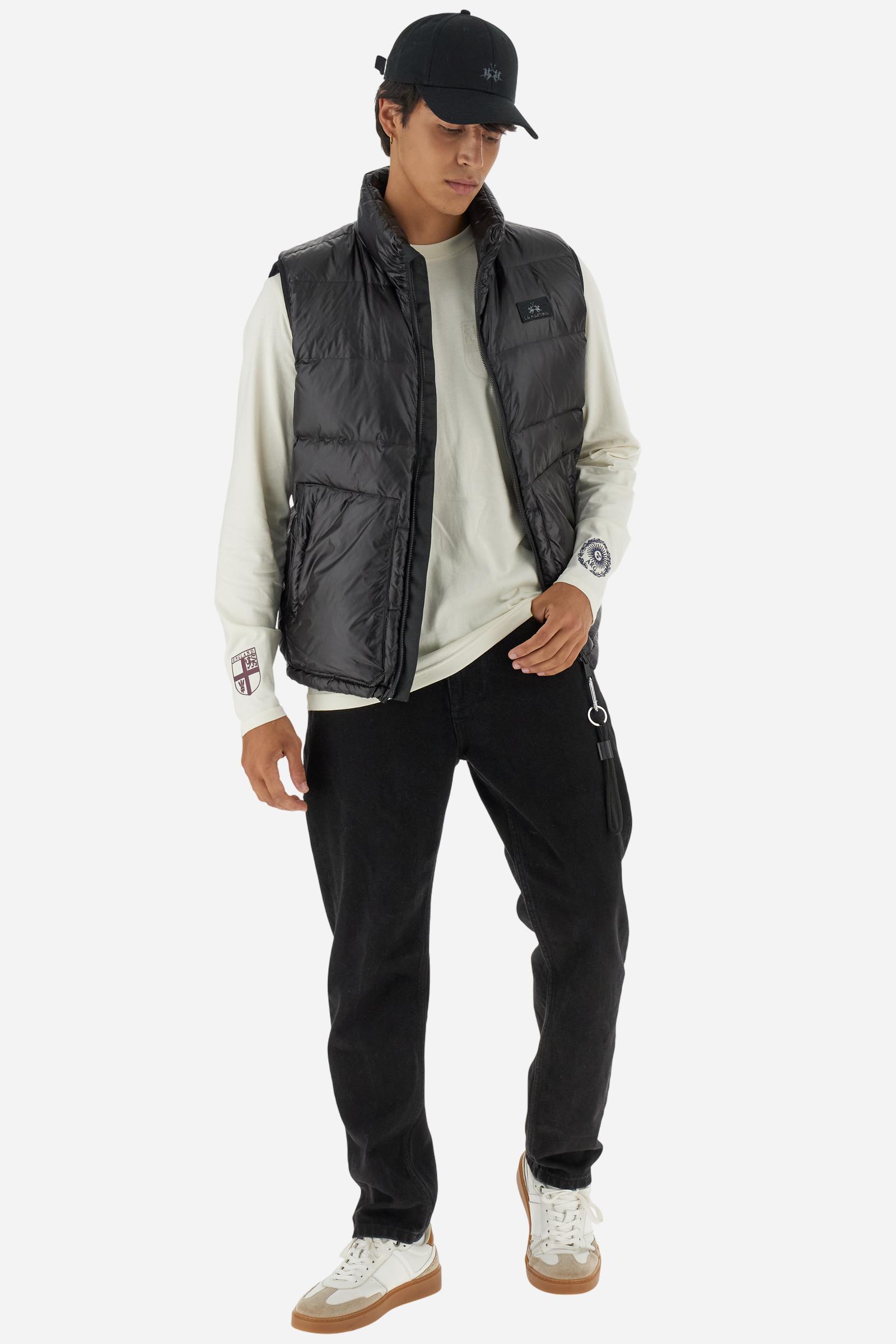 Men’s padded vest in iridescent nylon - Baldric