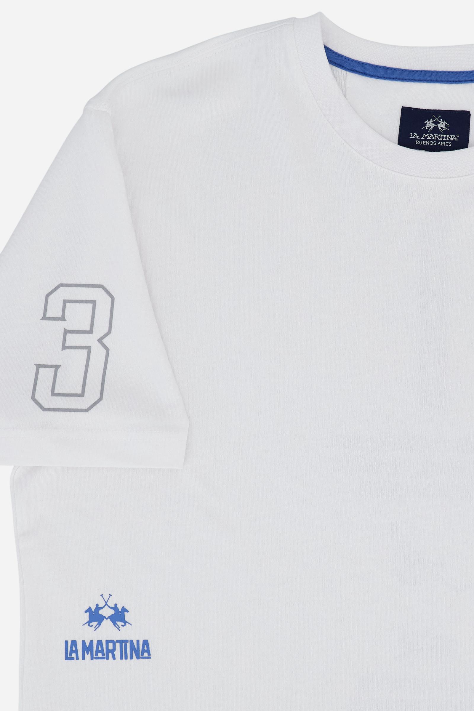 Men’s crew neck cotton jersey T-shirt Elite Polo – Ciceron