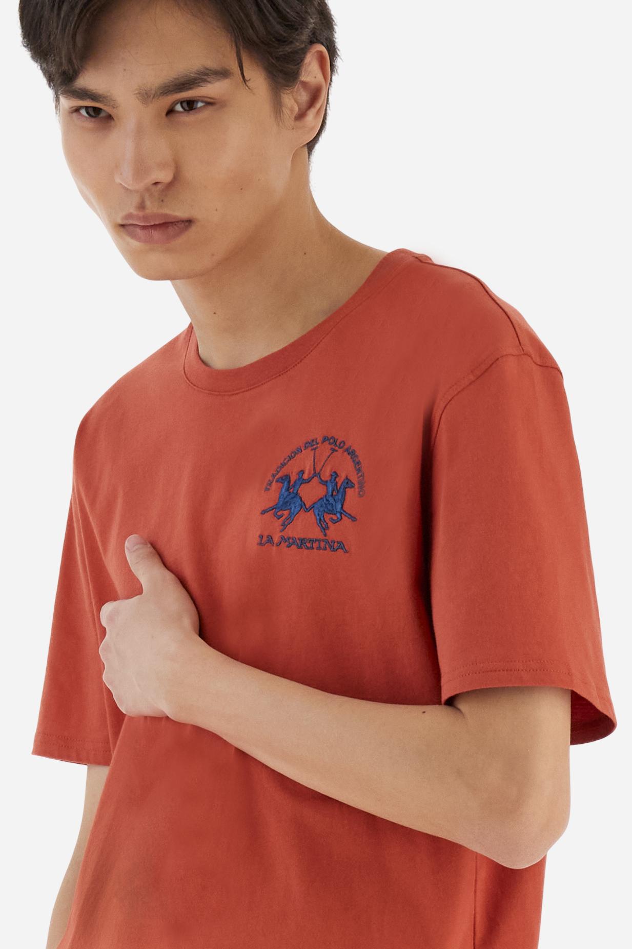 Camiseta de hombre de algodón con logo Team - Bienvenido