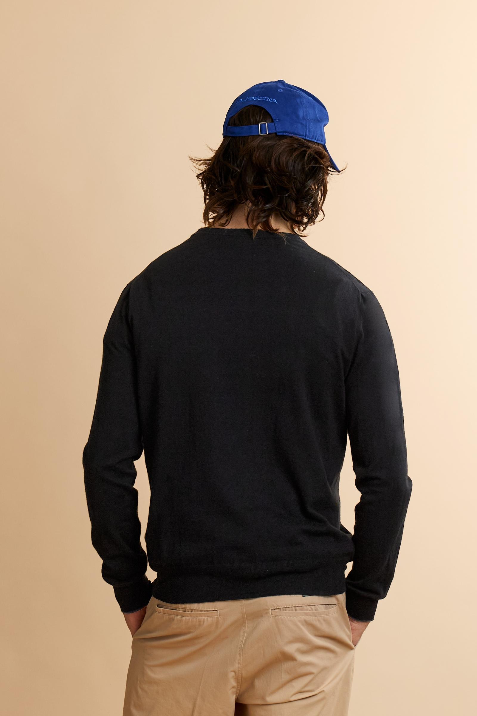 Men’s cotton crewneck sweater Iconic - Costantino