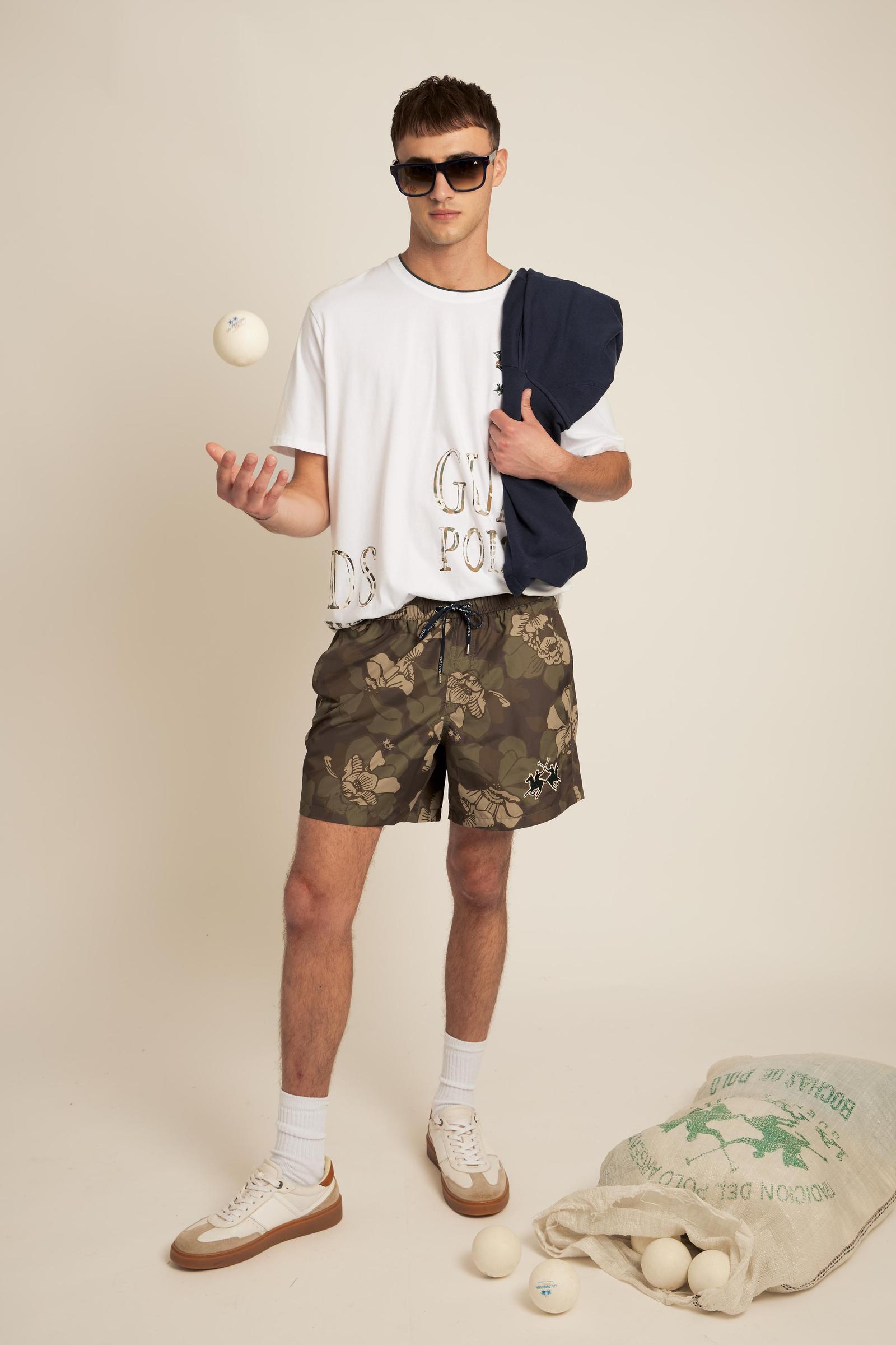 Men’s camouflage nylon swim shorts - Cairo