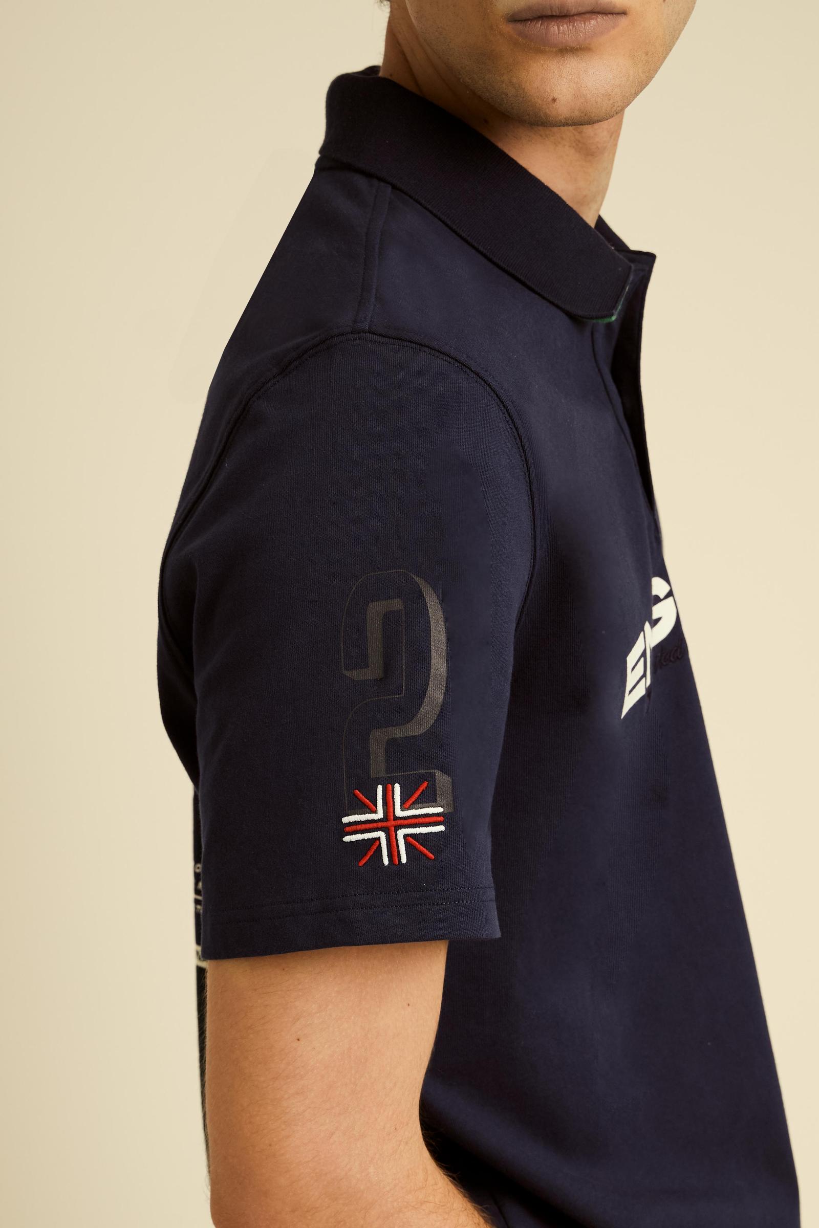 Men’s cotton jersey polo England Edition - Cosmo