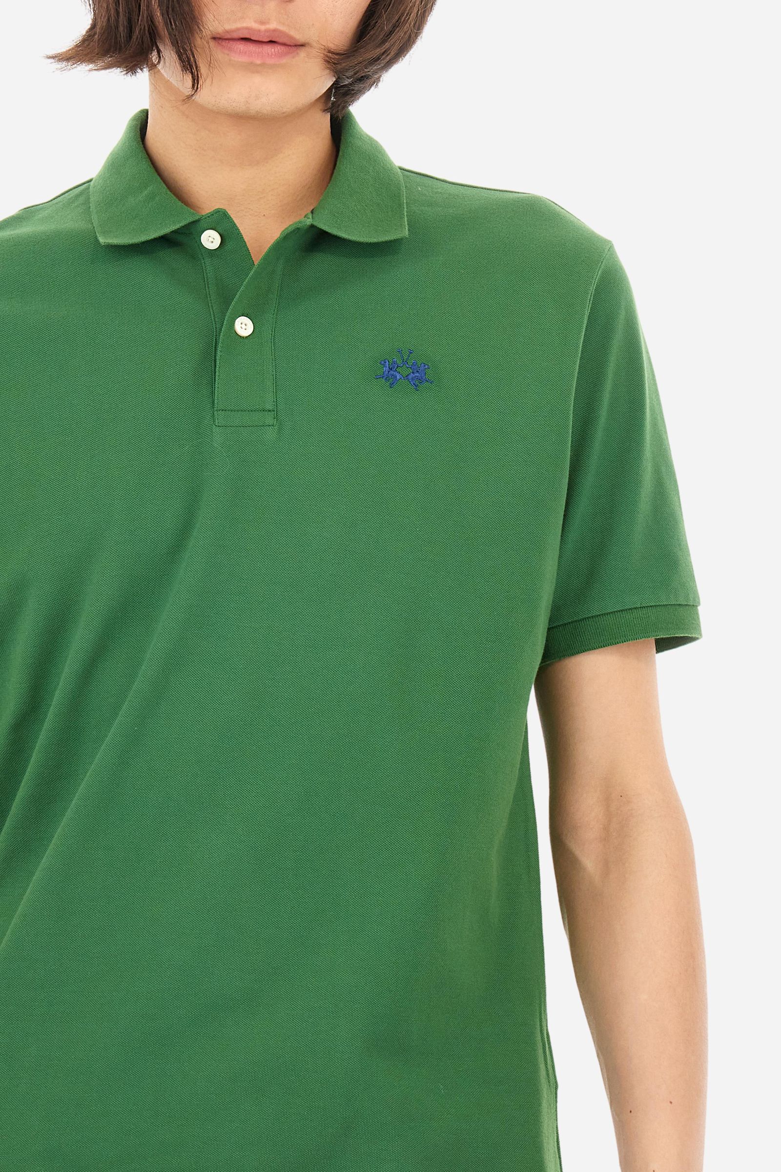 Men's short-sleeved regular-fit polo shirt - Junipet