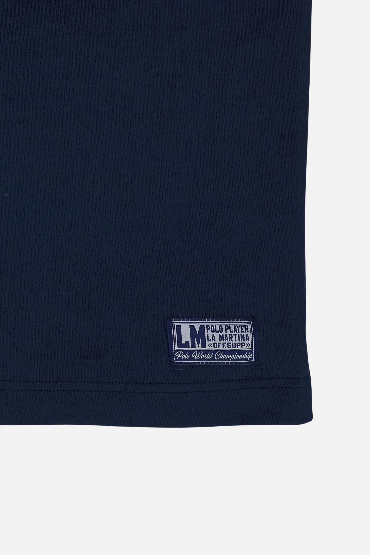 Men’s crew neck cotton jersey T-shirt Elite Polo – Ciceron