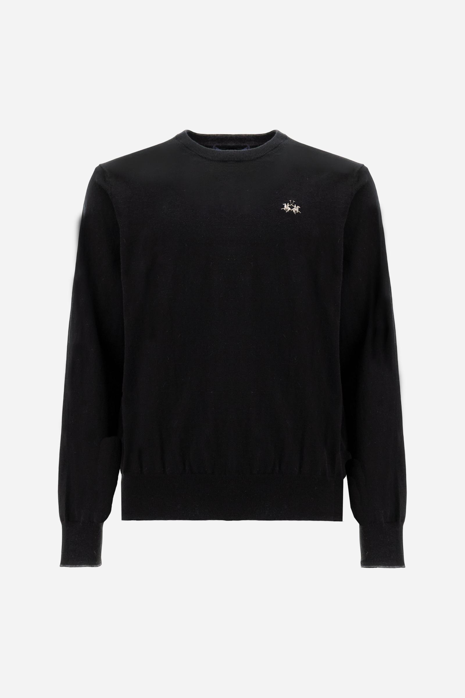 Men’s cotton crewneck sweater Iconic - Costantino