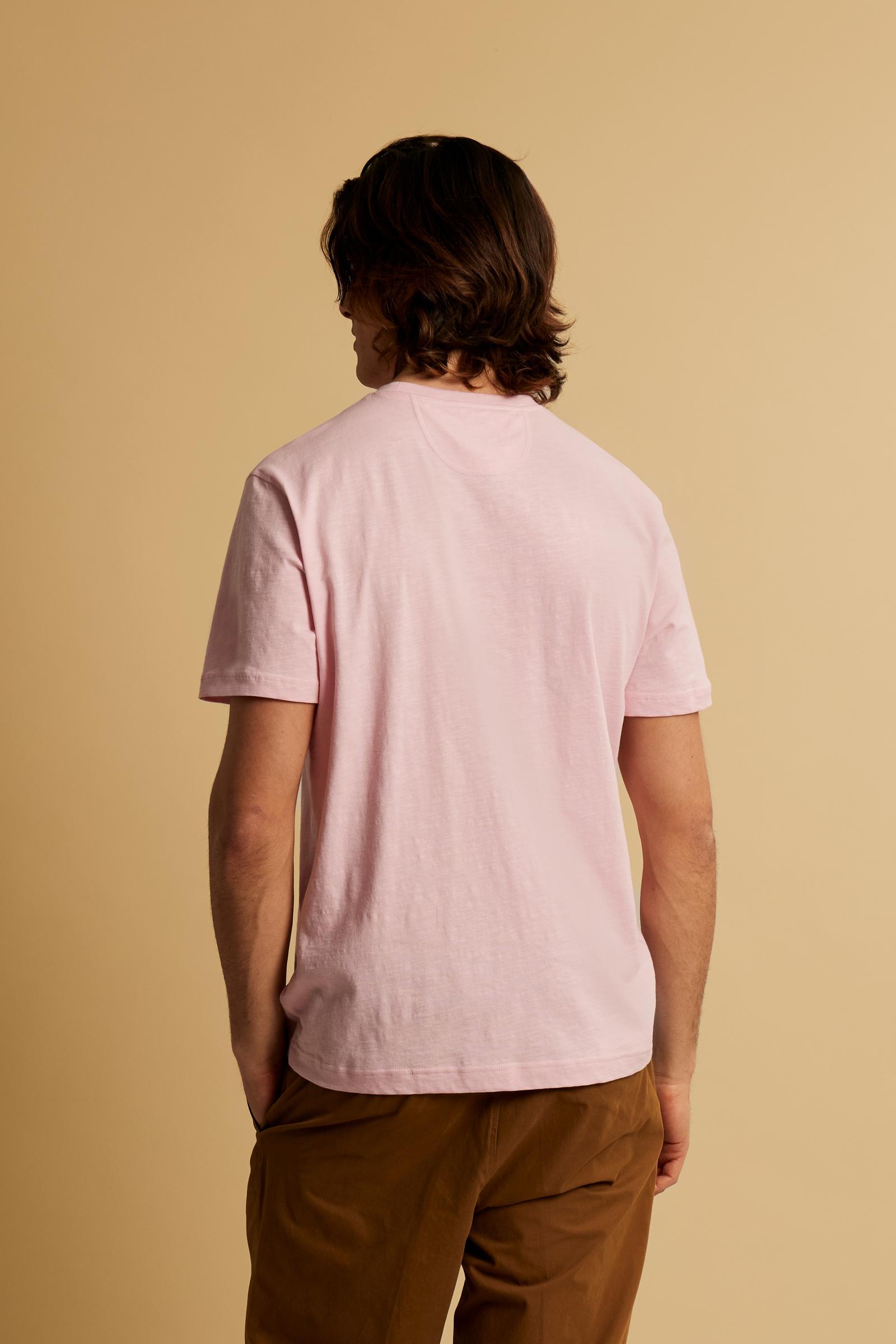 Herren T-Shirt aus Slub-Jersey mit Logo-Brusttasche - Tuan