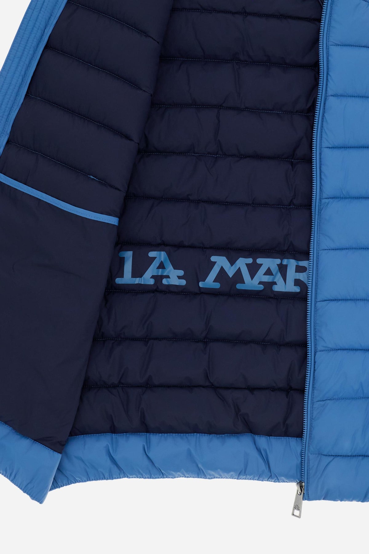 Men's sleeveless nylon down jacket with small logo - Damir