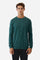 Men’s long-sleeve wool-blend sweater. Crew neck style with a regular fit, completed by a small contrasting embroidered brand logo. - June Bug                                                                                                                                                                                                                                                                                                                                                                                   