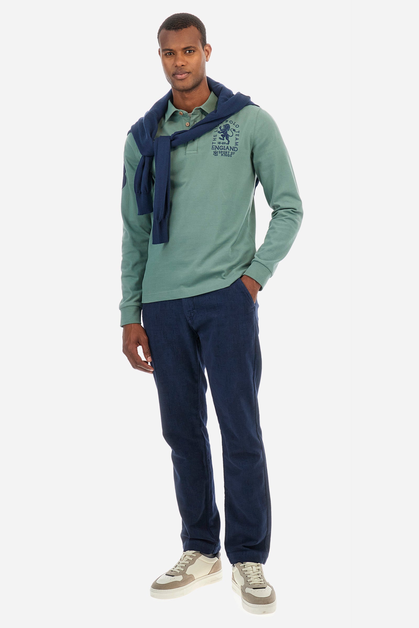 Polo regular fit in cotone - Zahavi