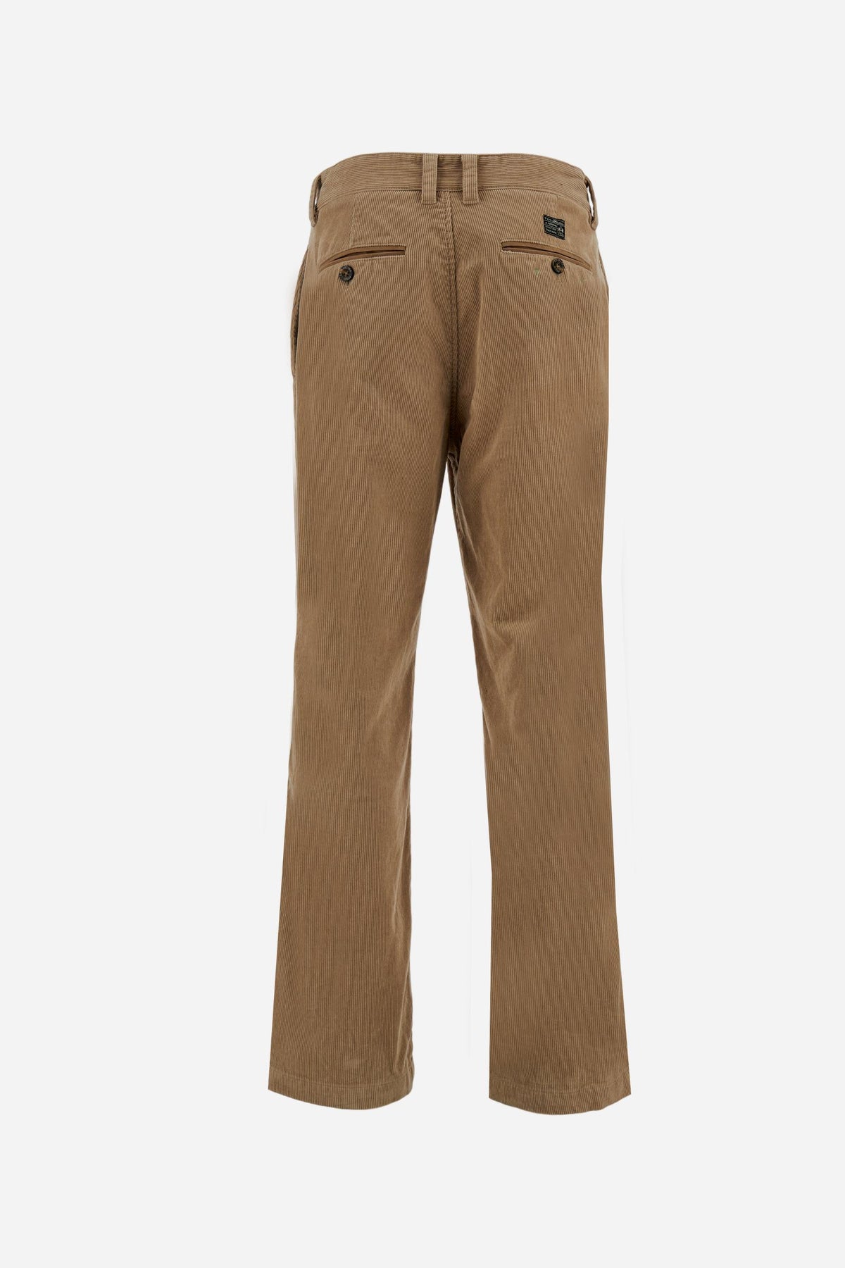 Pantalón chino de hombre en terciopelo de algodón con canalé - Edoardo