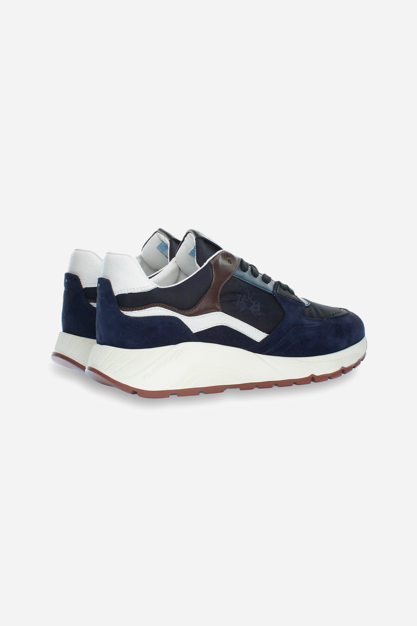 Men's multi-coloured trainer in suede - "INDIPENDENCIA 1810"