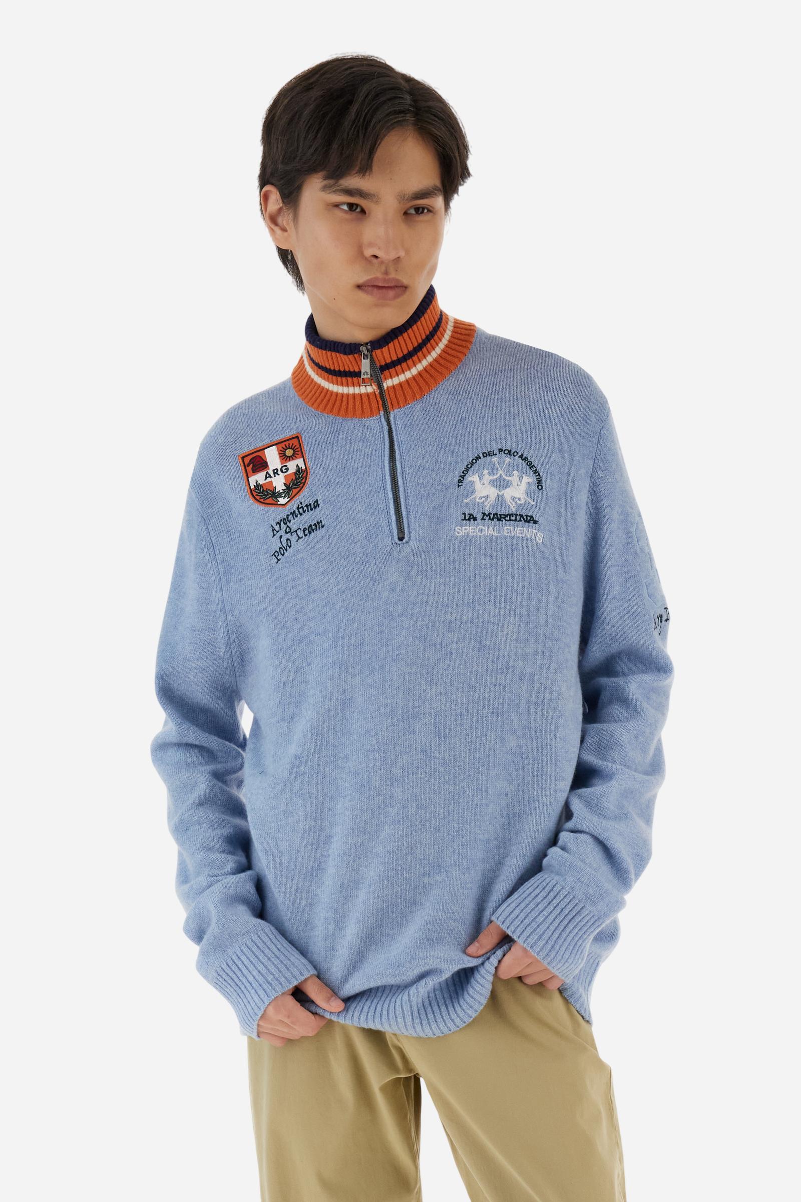 Jersey hombre media cremallera lambswool Special Event - Burton