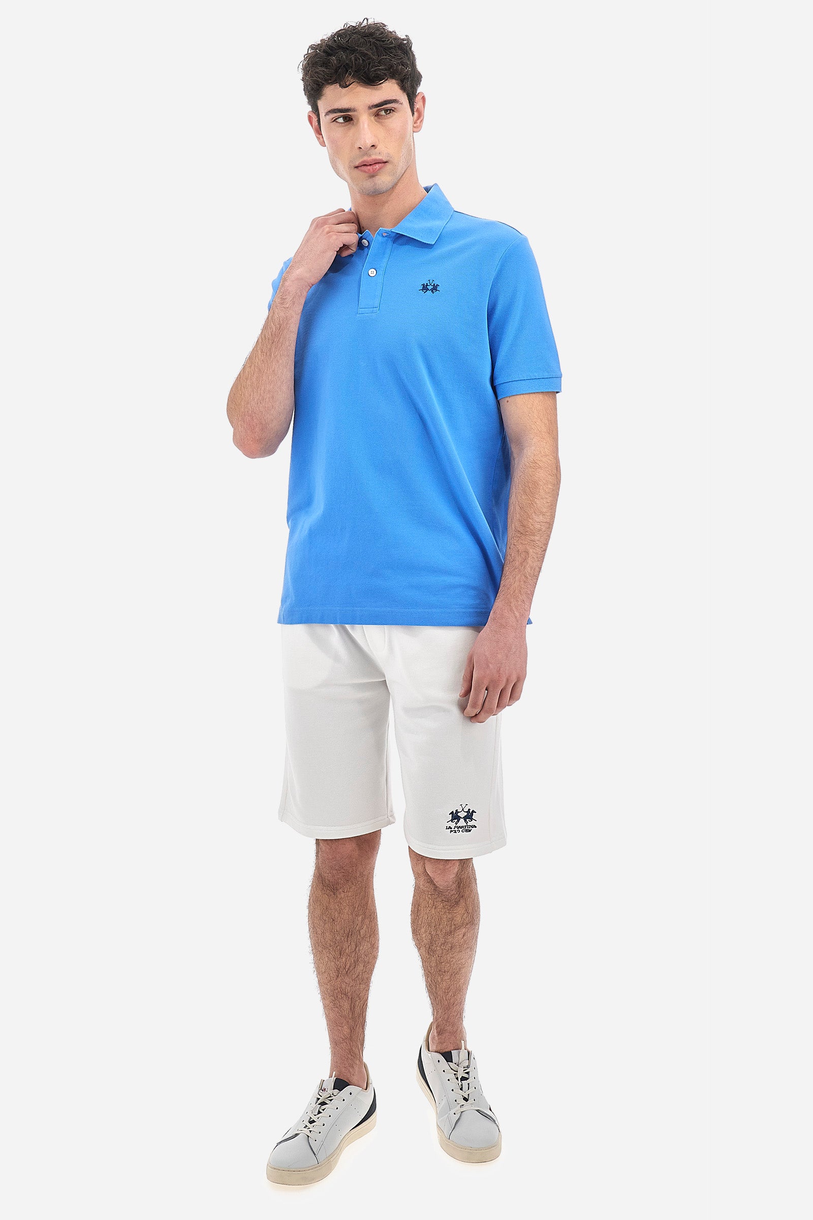 Men's regular fit short-sleeved polo shirt - Tex