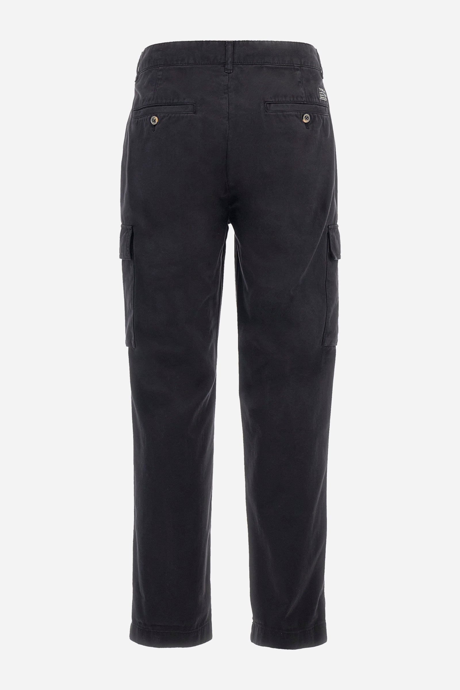 Regular fit cotton cargo trousers - Zetto