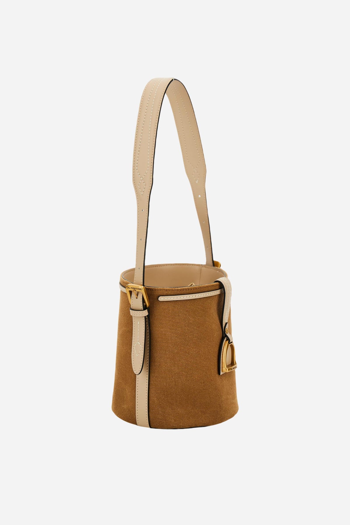 Washed canvas bucket bag – Small Bucket