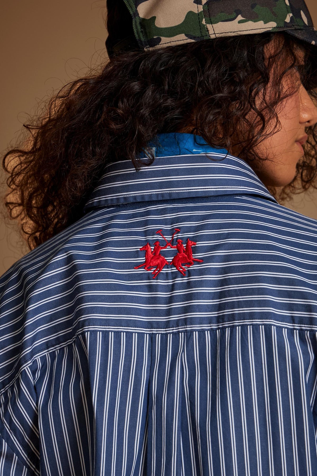 Women's striped cotton poplin shirt - Danila